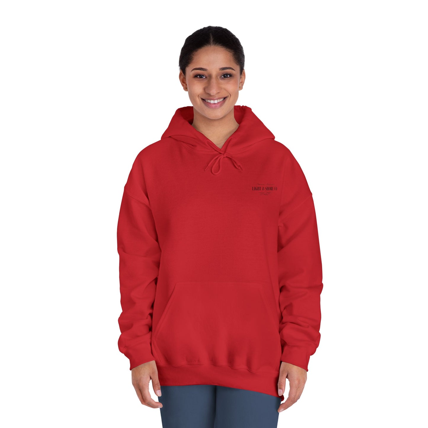 Saved by Grace Hoodie - Minimal Christian Cross Sweatshirt