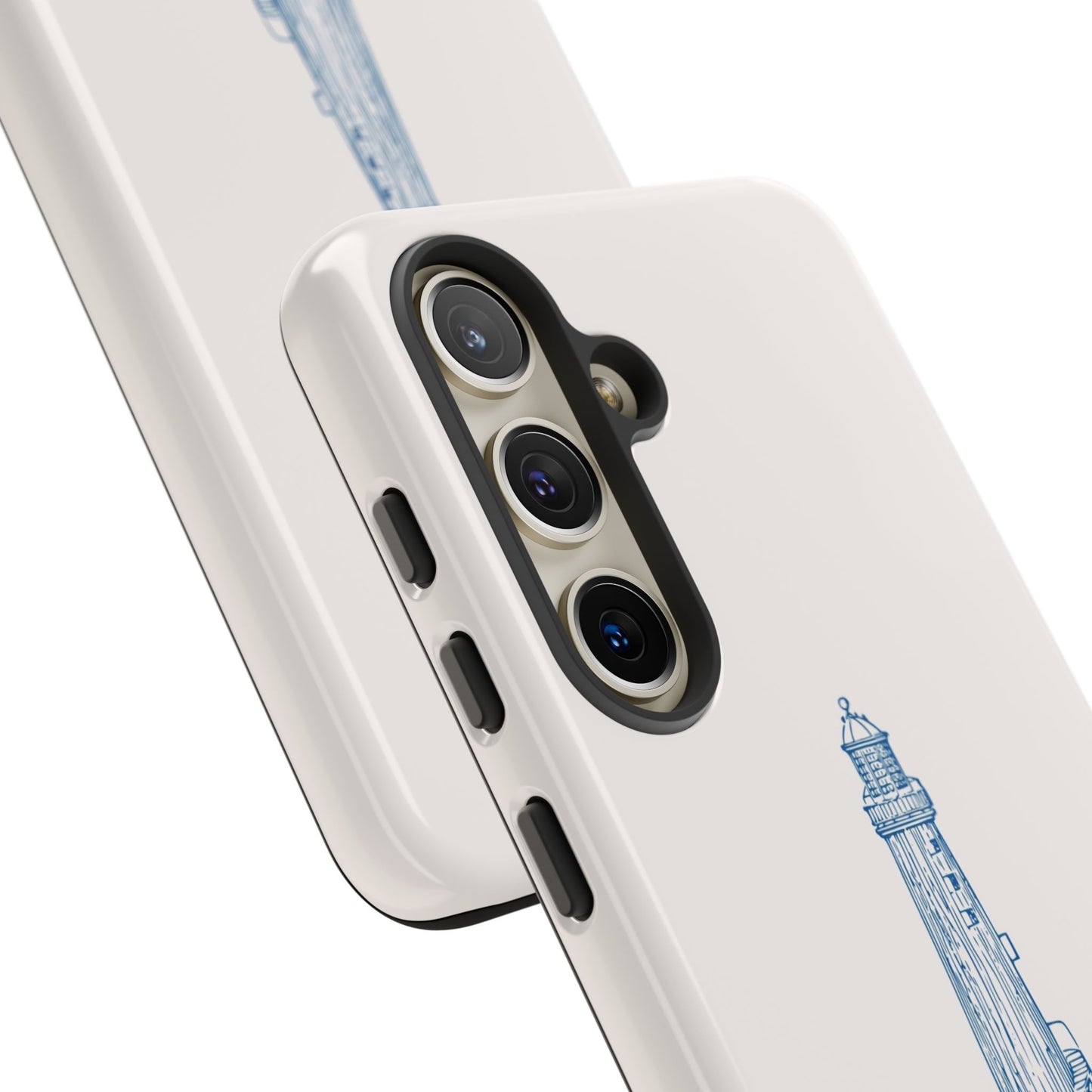 Coastal Lighthouse Phone Case - Tough iPhone & Samsung Cover, Beach Lover Gift, Nautical Decor, Unique Case for Ocean Enthusiasts