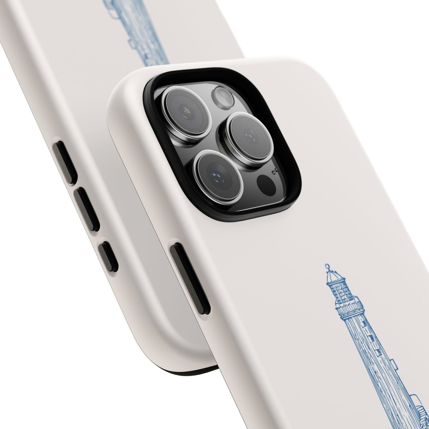 Coastal Lighthouse Phone Case - Tough iPhone & Samsung Cover, Beach Lover Gift, Nautical Decor, Unique Case for Ocean Enthusiasts