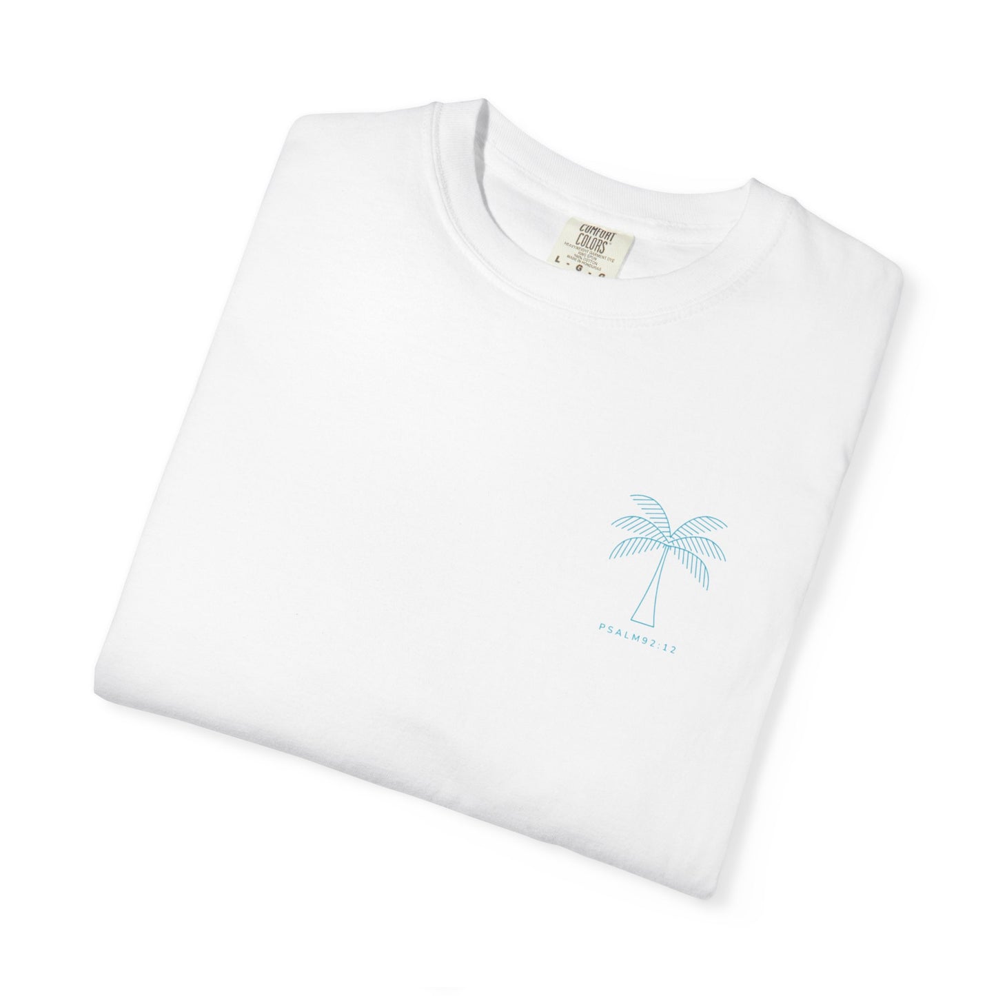 Beachy Palm Tree Unisex T-shirt, Bible Verse Aesthetic Tee, Summer Vacation Shirt, Christian Clothing, Inspirational Graphic Top