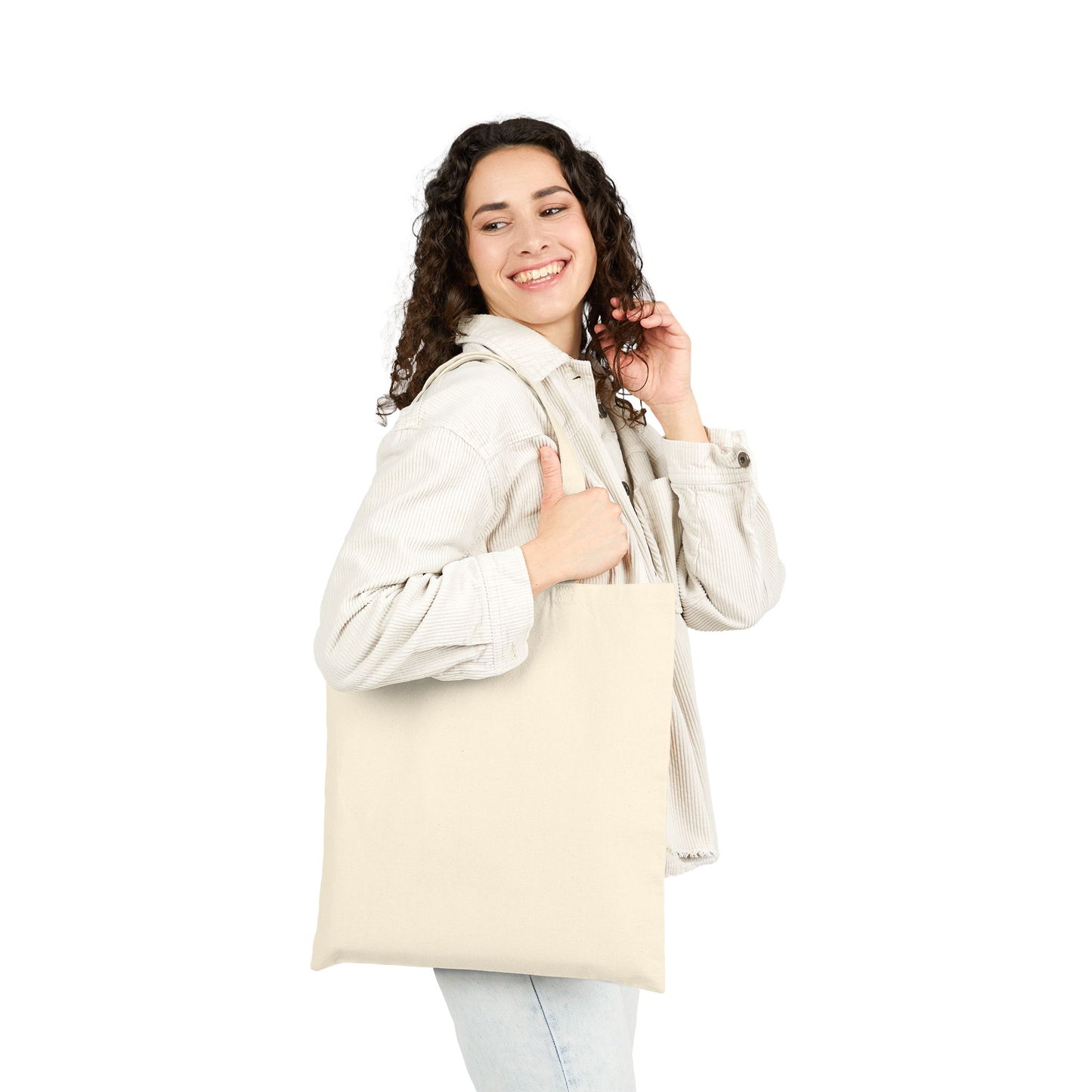 Beach-Themed Cotton Canvas Tote Bag with Ocean Icons | Ideal for Shopping, Travel, and Everyday Use | Eco-Friendly Gift