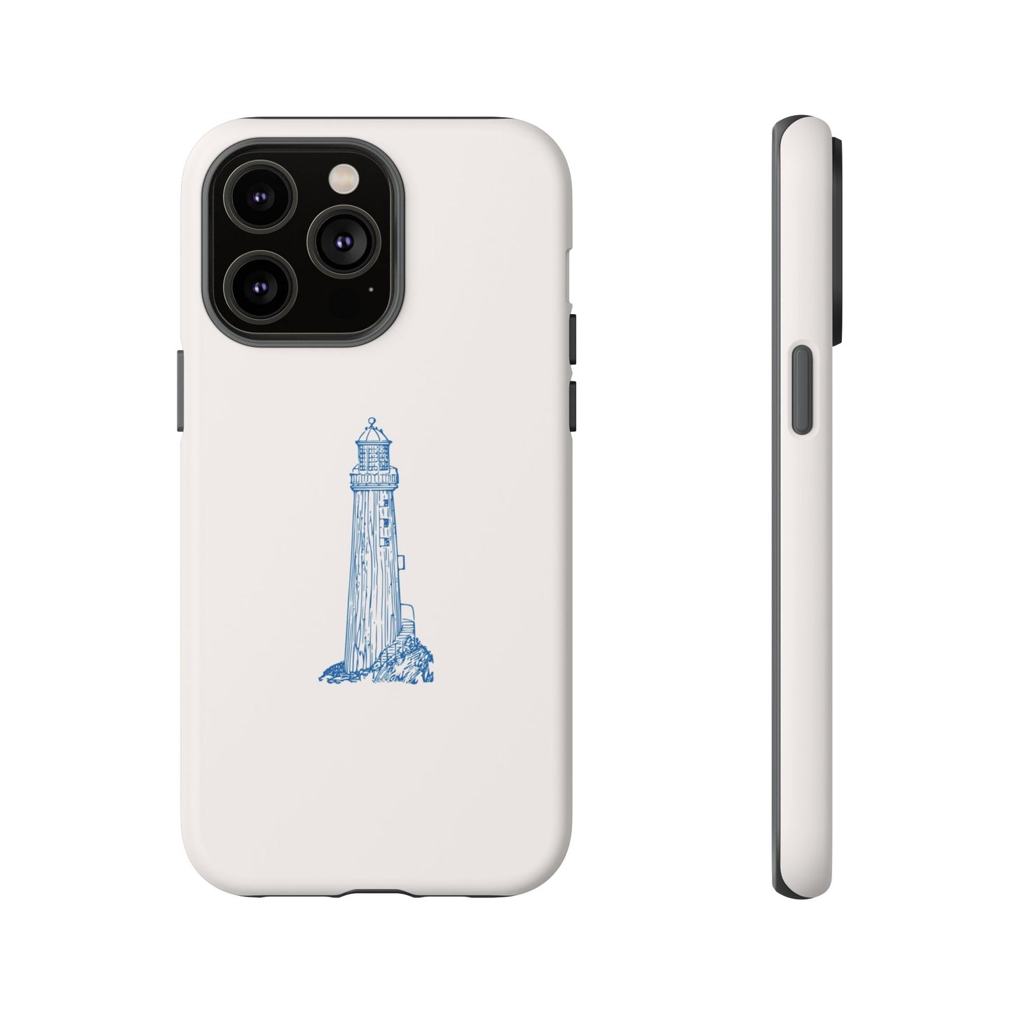 Coastal Lighthouse Phone Case - Tough iPhone & Samsung Cover, Beach Lover Gift, Nautical Decor, Unique Case for Ocean Enthusiasts