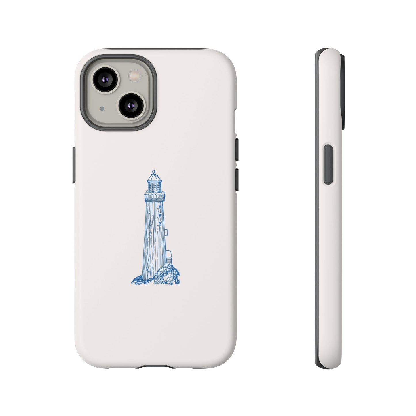 Coastal Lighthouse Phone Case - Tough iPhone & Samsung Cover, Beach Lover Gift, Nautical Decor, Unique Case for Ocean Enthusiasts