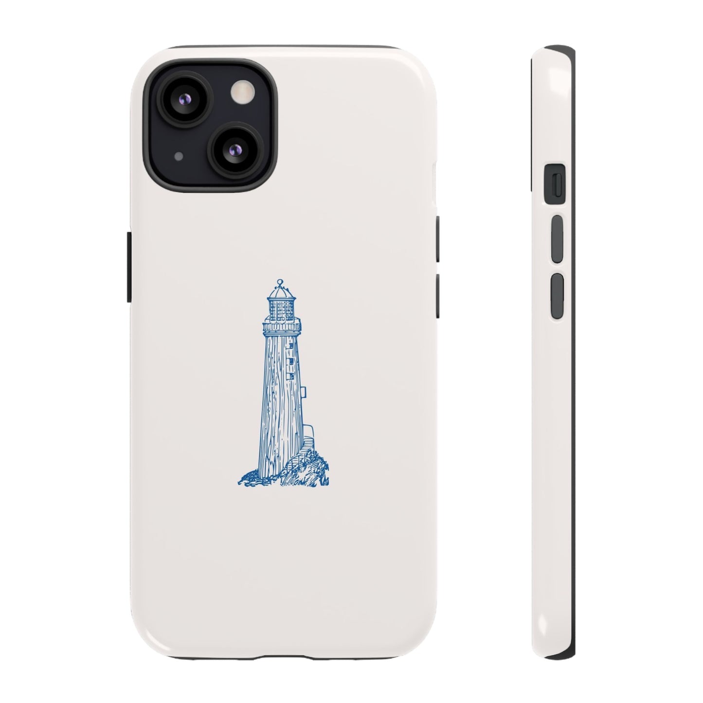 Coastal Lighthouse Phone Case - Tough iPhone & Samsung Cover, Beach Lover Gift, Nautical Decor, Unique Case for Ocean Enthusiasts