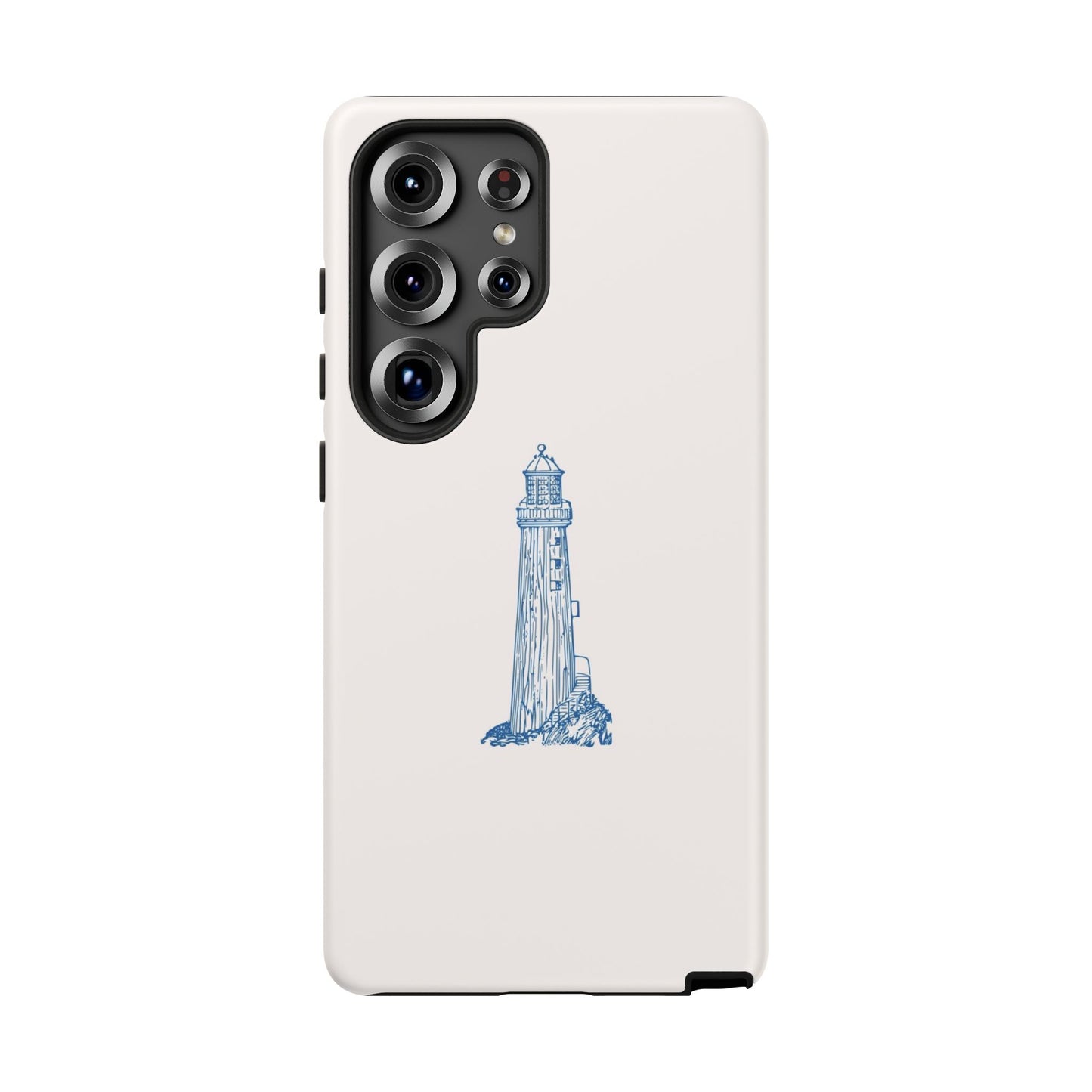 Coastal Lighthouse Phone Case - Tough iPhone & Samsung Cover, Beach Lover Gift, Nautical Decor, Unique Case for Ocean Enthusiasts