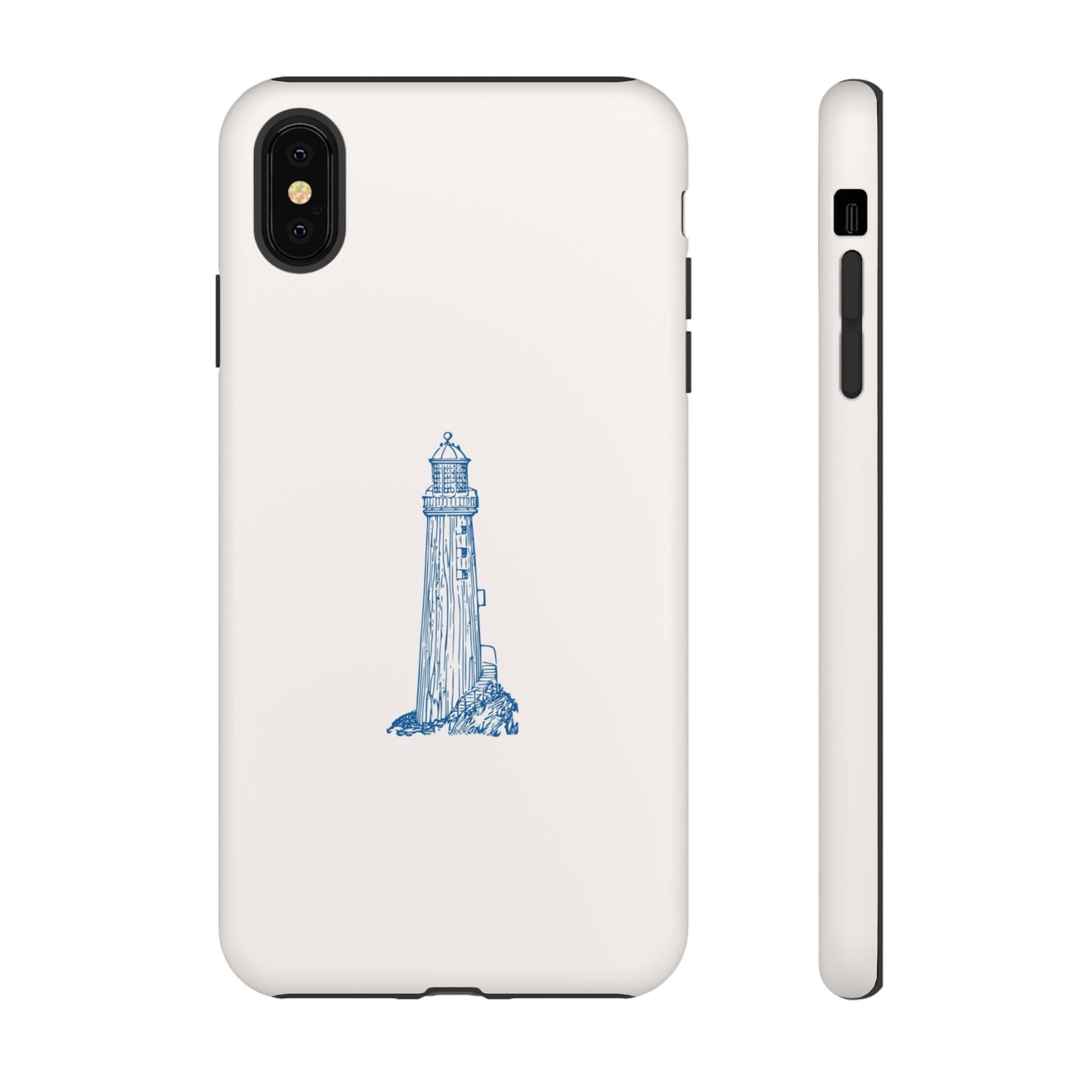 Coastal Lighthouse Phone Case - Tough iPhone & Samsung Cover, Beach Lover Gift, Nautical Decor, Unique Case for Ocean Enthusiasts