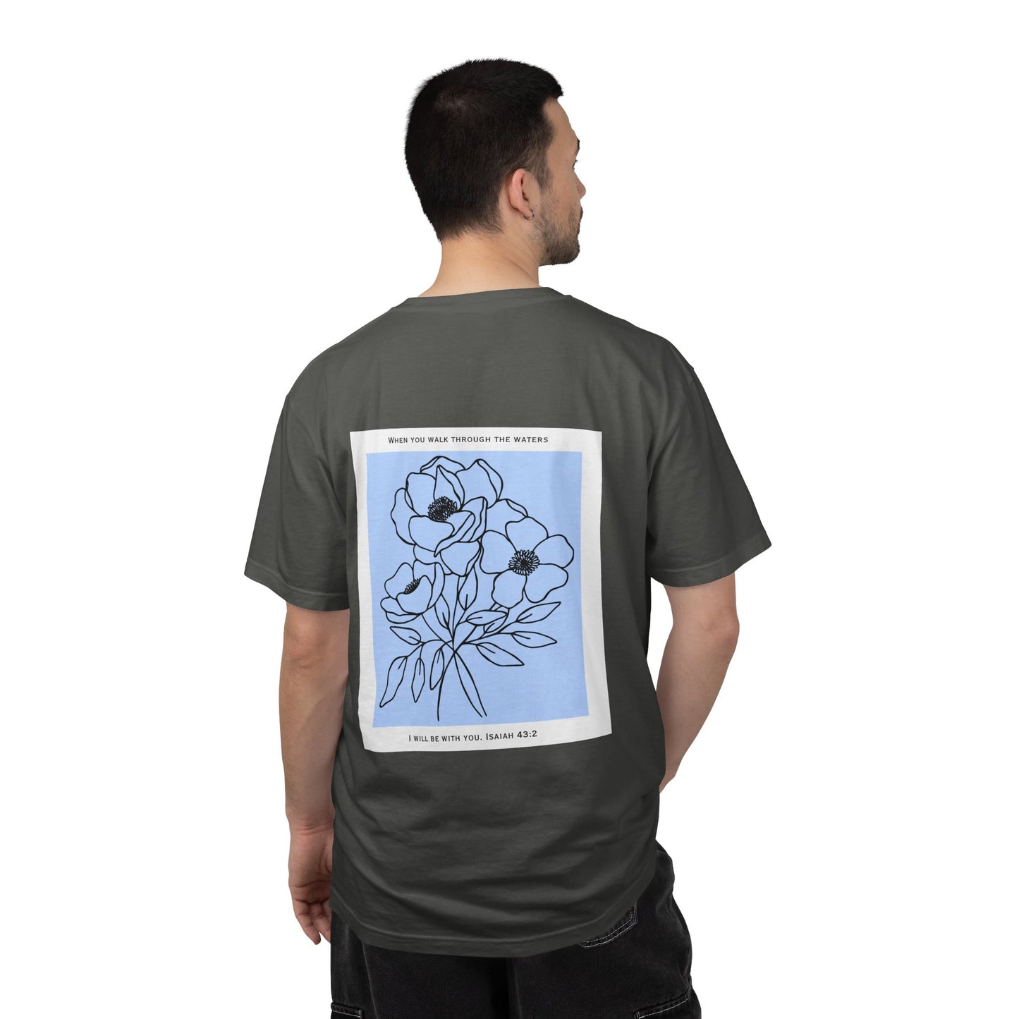 Isaiah 43:2 "I Will Be With You" Vintage T‑Shirt