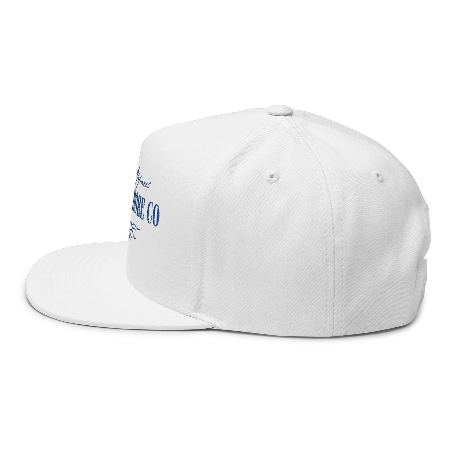 Light & Shore Co Embroidered Flat Bill Cap – Coastal Apparel Snapback