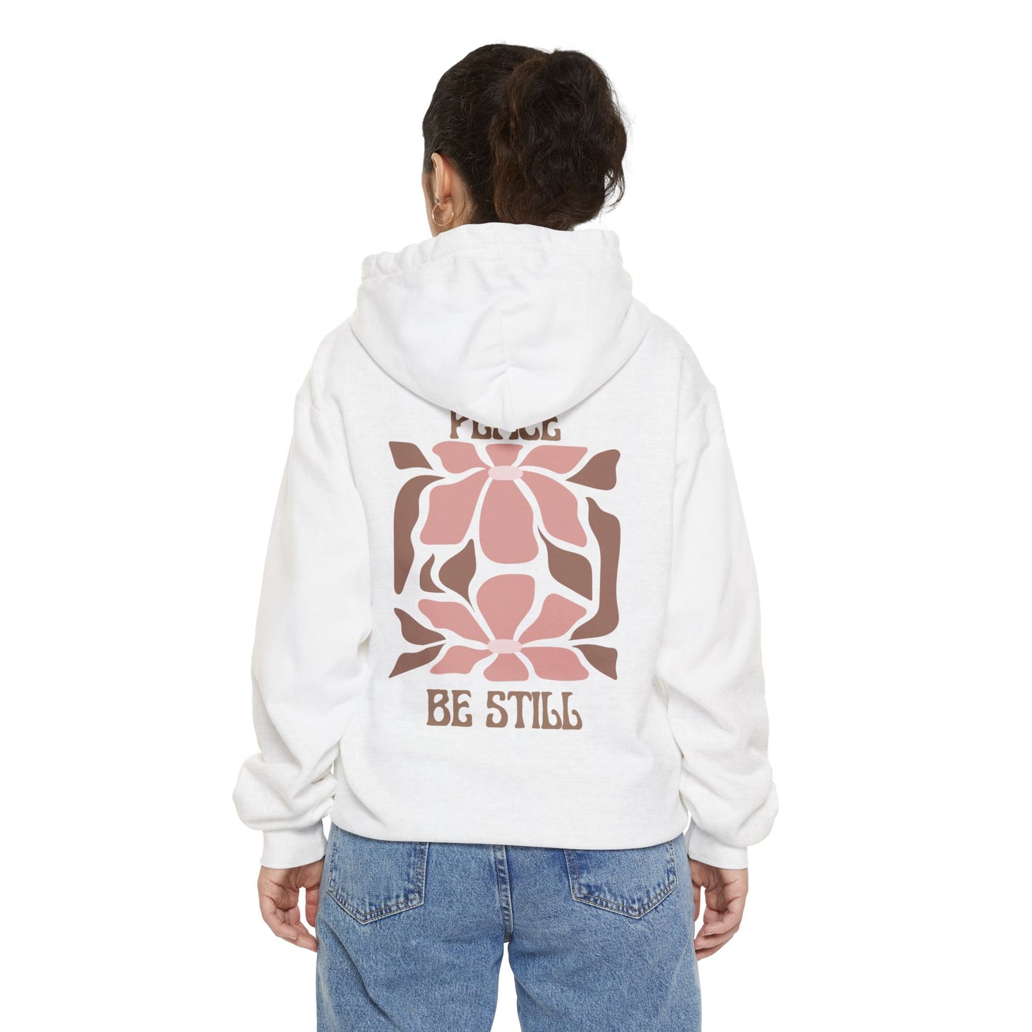 Peace Be Still Christian Hoodie | Faith Prayer Scripture Design