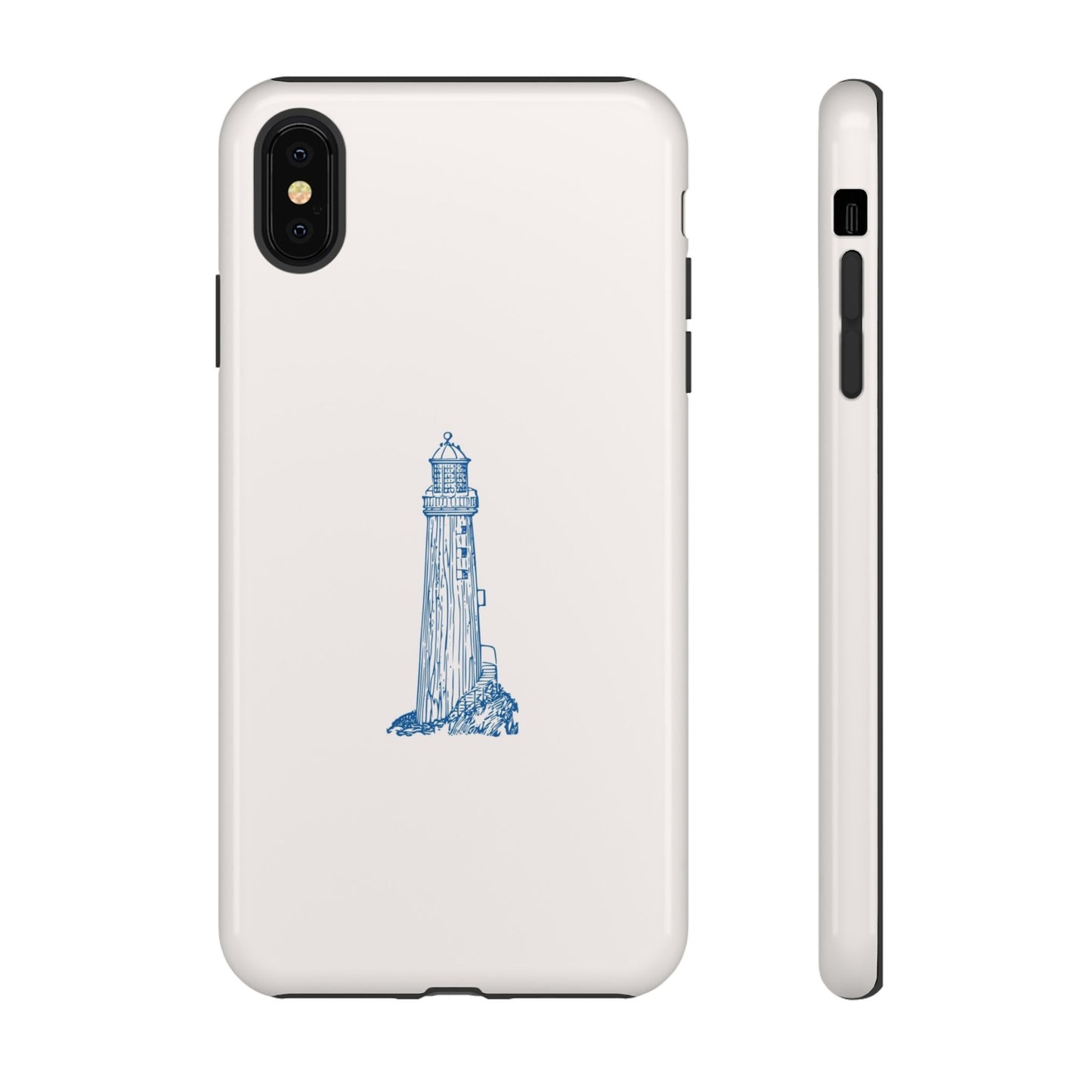 Coastal Lighthouse Phone Case - Tough iPhone & Samsung Cover, Beach Lover Gift, Nautical Decor, Unique Case for Ocean Enthusiasts