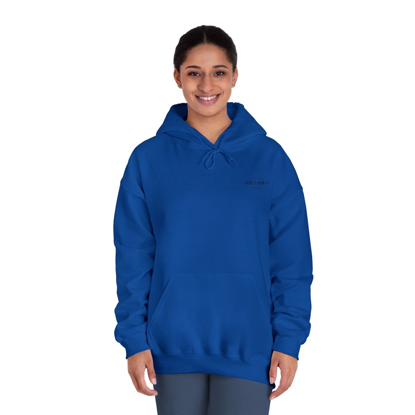 Saved by Grace Hoodie - Minimal Christian Cross Sweatshirt