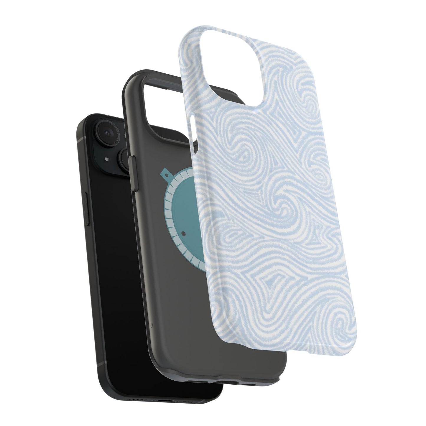 Ocean Water Pattern Phone Case | Magnetic Impact-Resistant Case