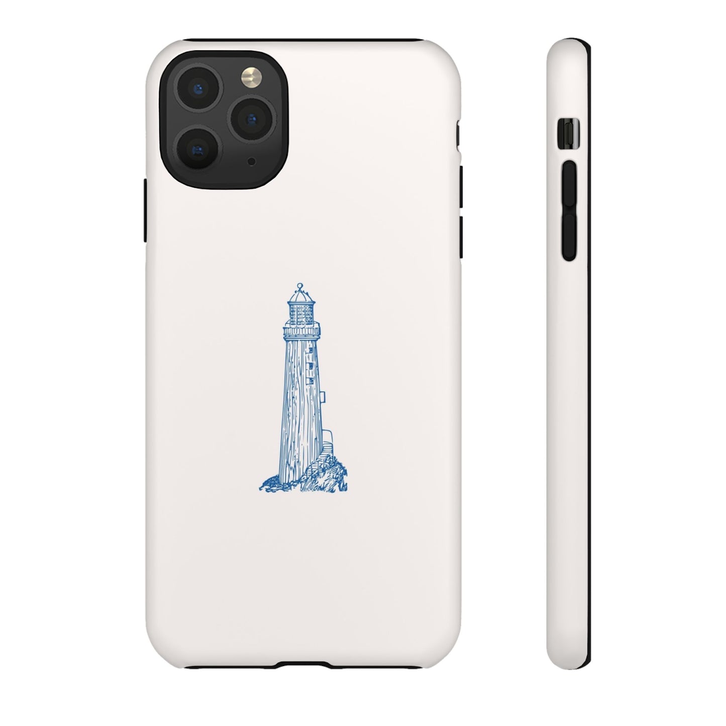 Coastal Lighthouse Phone Case - Tough iPhone & Samsung Cover, Beach Lover Gift, Nautical Decor, Unique Case for Ocean Enthusiasts
