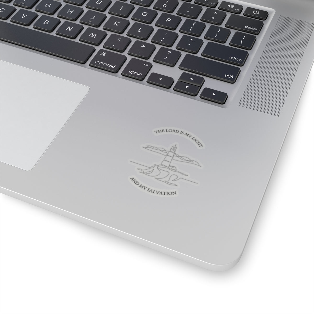 Lighthouse Faith Stickers, Inspirational Quotes Decals, Personalized Gift for Church, Laptop Decor, Christian Home Decor