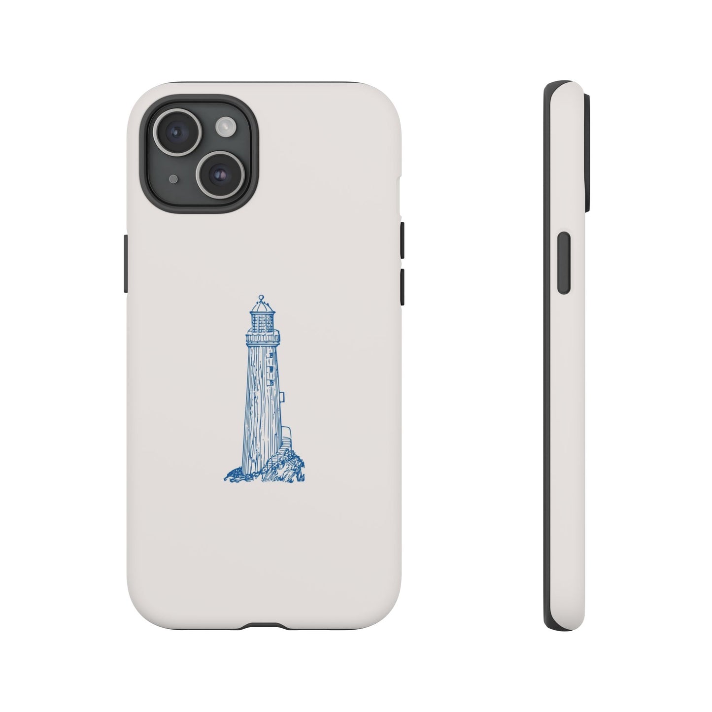 Coastal Lighthouse Phone Case - Tough iPhone & Samsung Cover, Beach Lover Gift, Nautical Decor, Unique Case for Ocean Enthusiasts