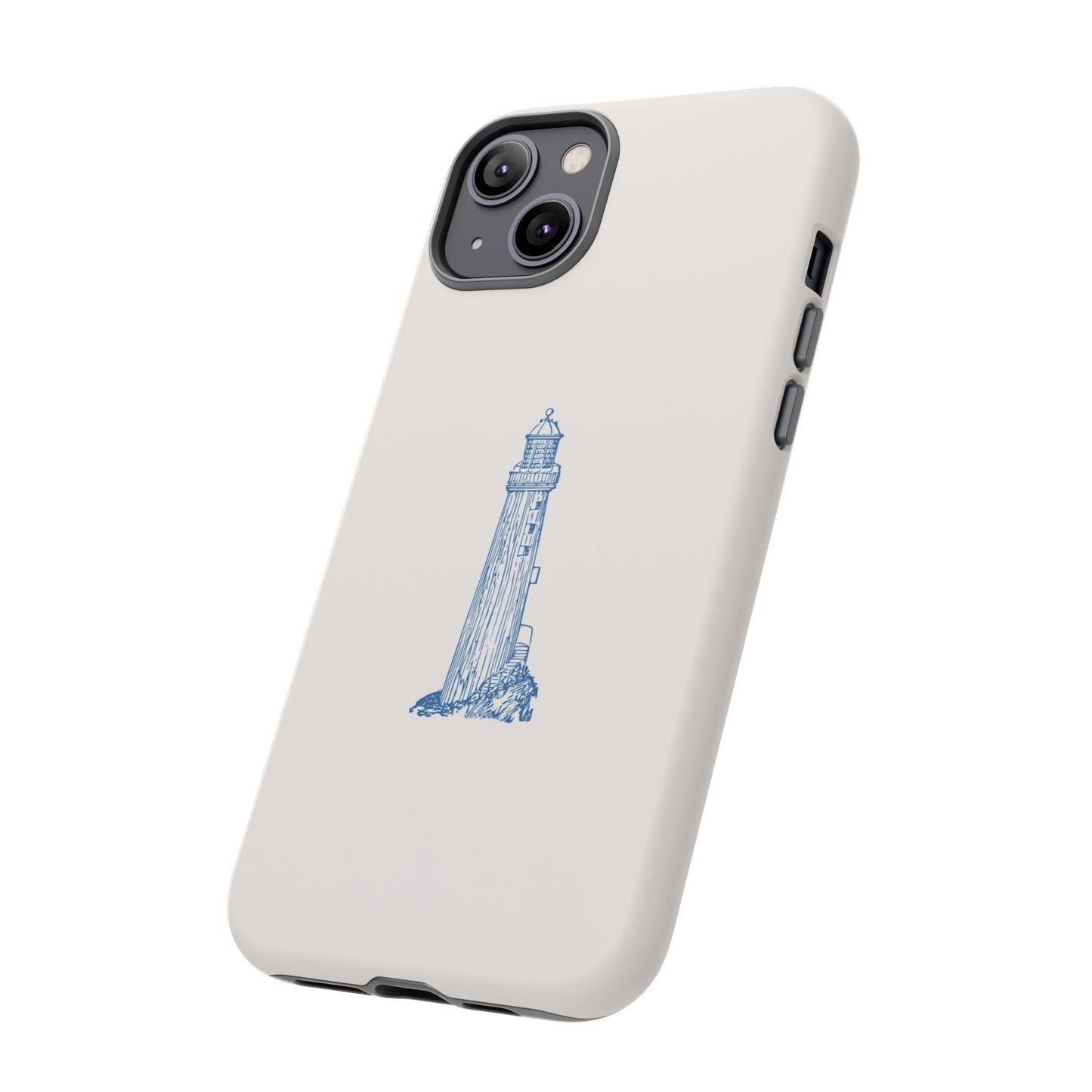 Coastal Lighthouse Phone Case - Tough iPhone & Samsung Cover, Beach Lover Gift, Nautical Decor, Unique Case for Ocean Enthusiasts