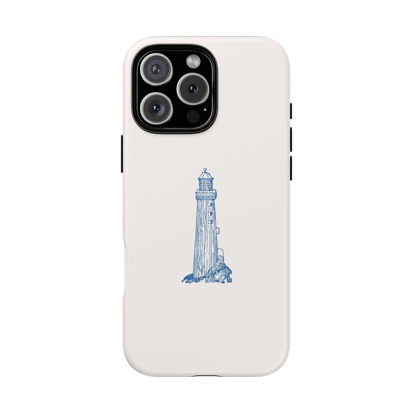 Coastal Lighthouse Phone Case - Tough iPhone & Samsung Cover, Beach Lover Gift, Nautical Decor, Unique Case for Ocean Enthusiasts