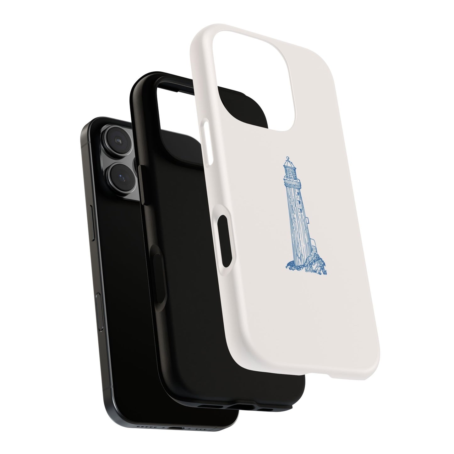 Coastal Lighthouse Phone Case - Tough iPhone & Samsung Cover, Beach Lover Gift, Nautical Decor, Unique Case for Ocean Enthusiasts