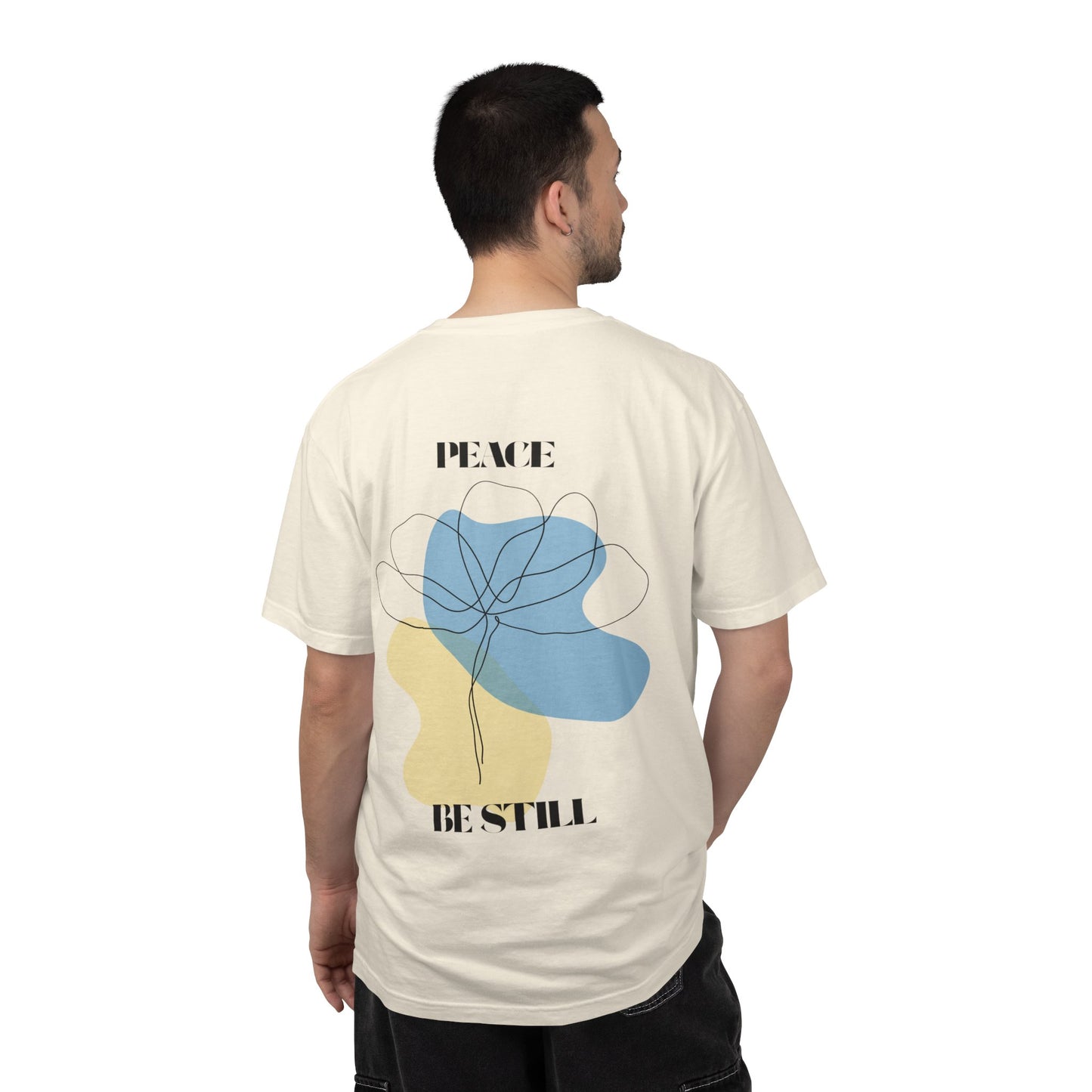 Flower Graphic Peace Be Still Unisex T-Shirt, Graphic Tee, Comfortable Tee, Floral Tee, Casual Unisex Shirt, Cool Tee for Men and Women