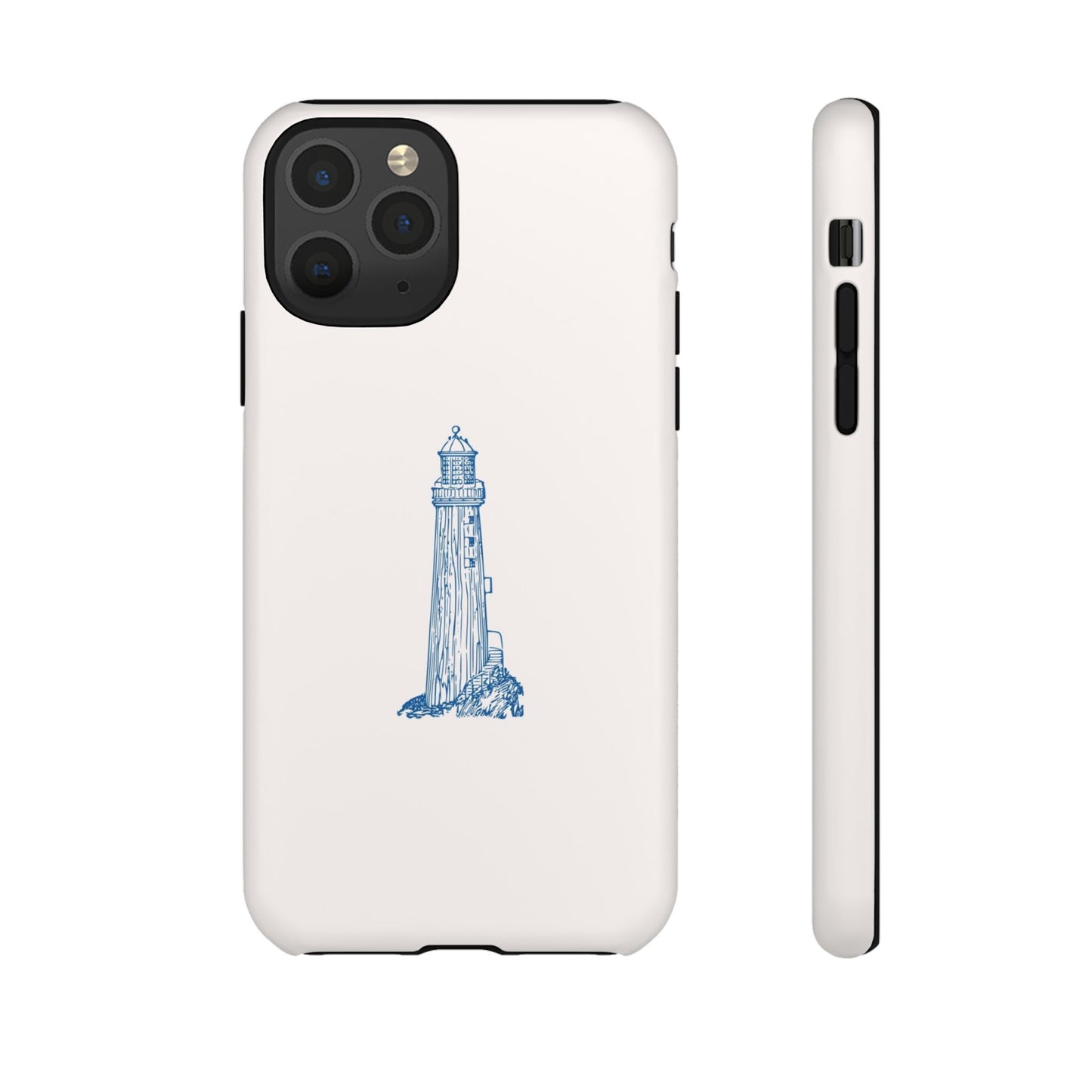 Coastal Lighthouse Phone Case - Tough iPhone & Samsung Cover, Beach Lover Gift, Nautical Decor, Unique Case for Ocean Enthusiasts