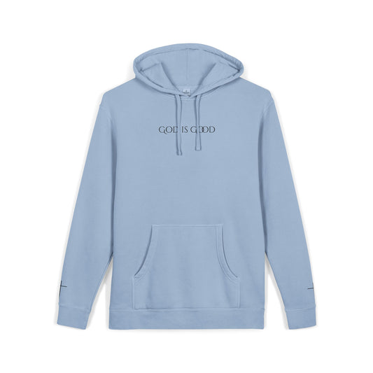 God Is Good embroidered hoodie | Faith Scripture Hoodie