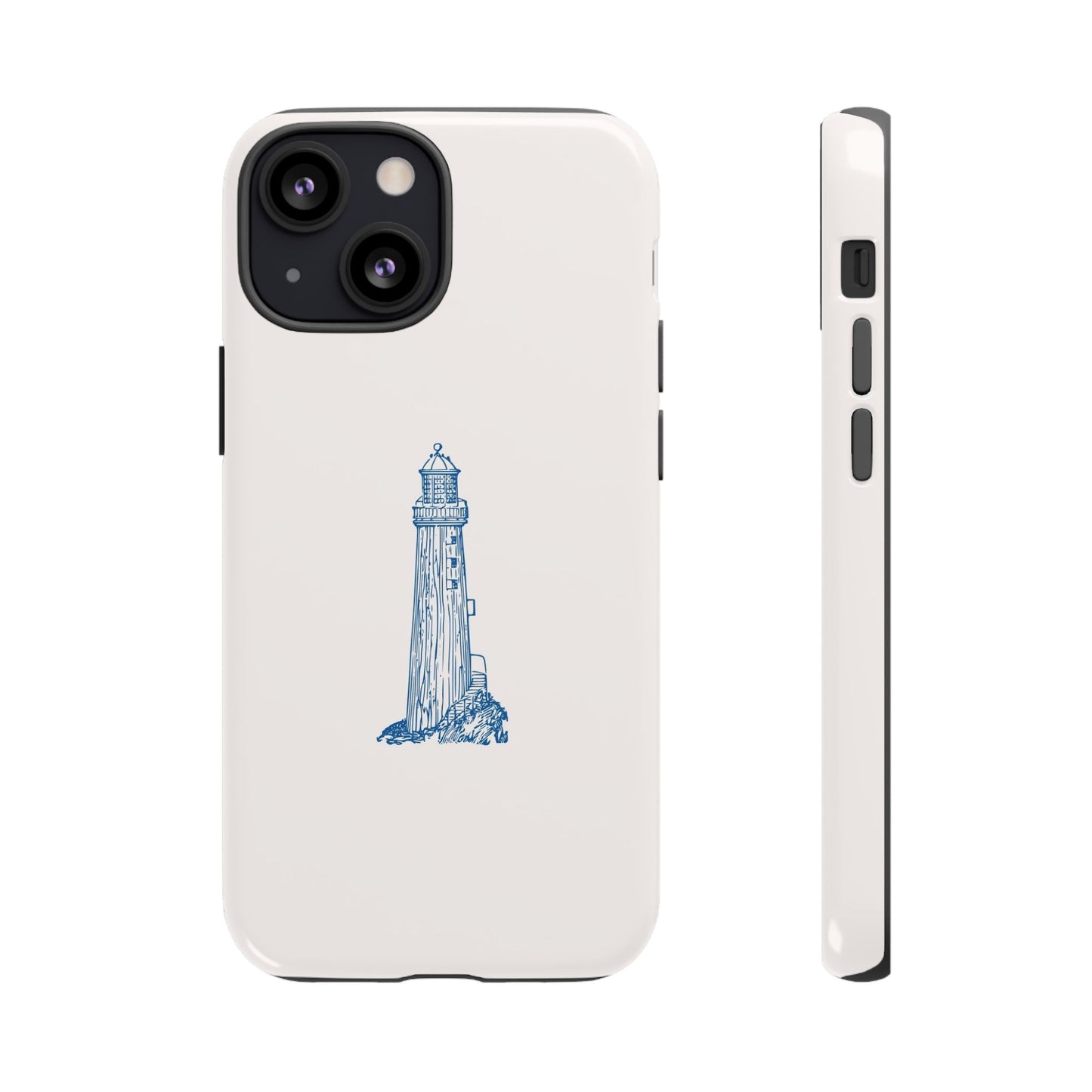 Coastal Lighthouse Phone Case - Tough iPhone & Samsung Cover, Beach Lover Gift, Nautical Decor, Unique Case for Ocean Enthusiasts