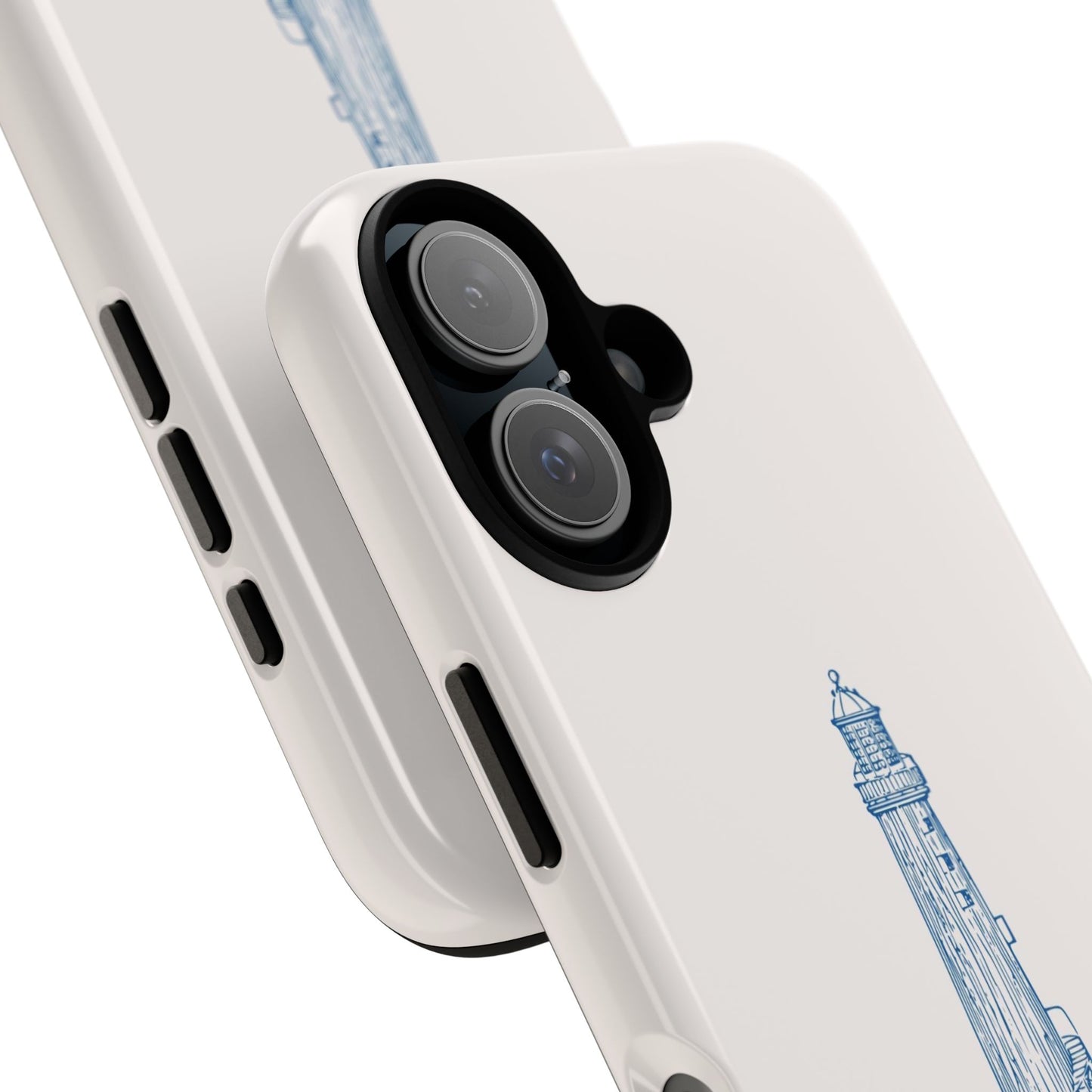 Coastal Lighthouse Phone Case - Tough iPhone & Samsung Cover, Beach Lover Gift, Nautical Decor, Unique Case for Ocean Enthusiasts