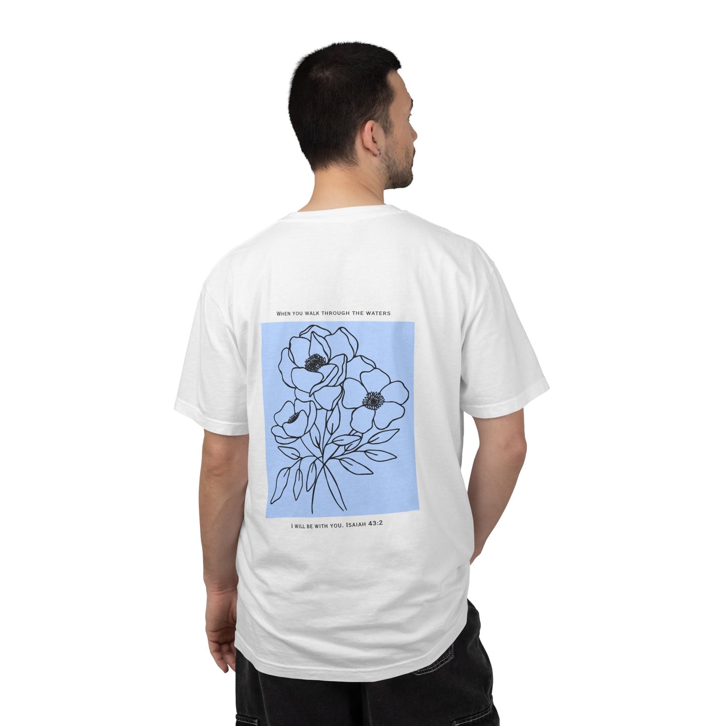Isaiah 43:2 "I Will Be With You" Vintage T‑Shirt