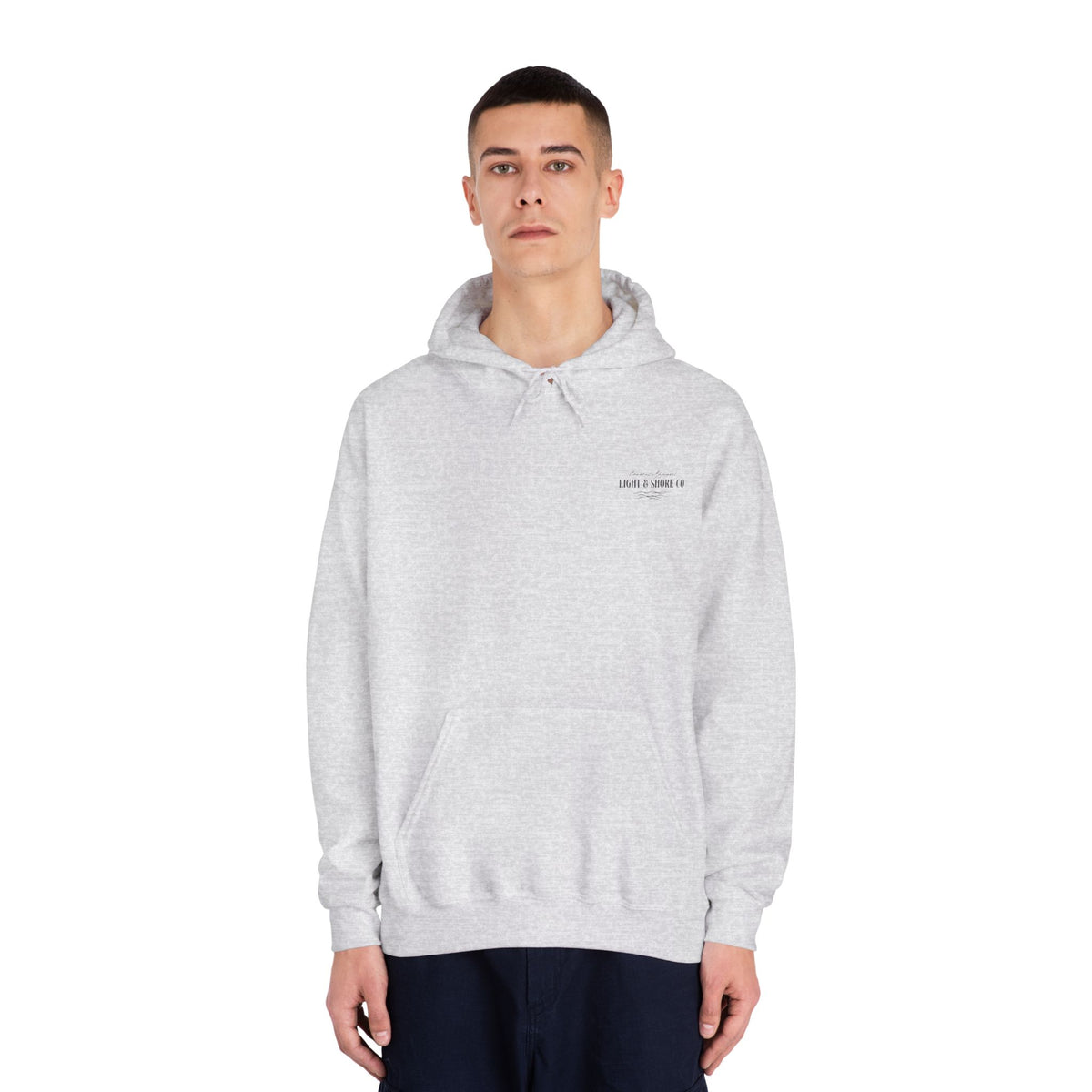Saved by Grace Hoodie - Minimal Christian Cross Sweatshirt