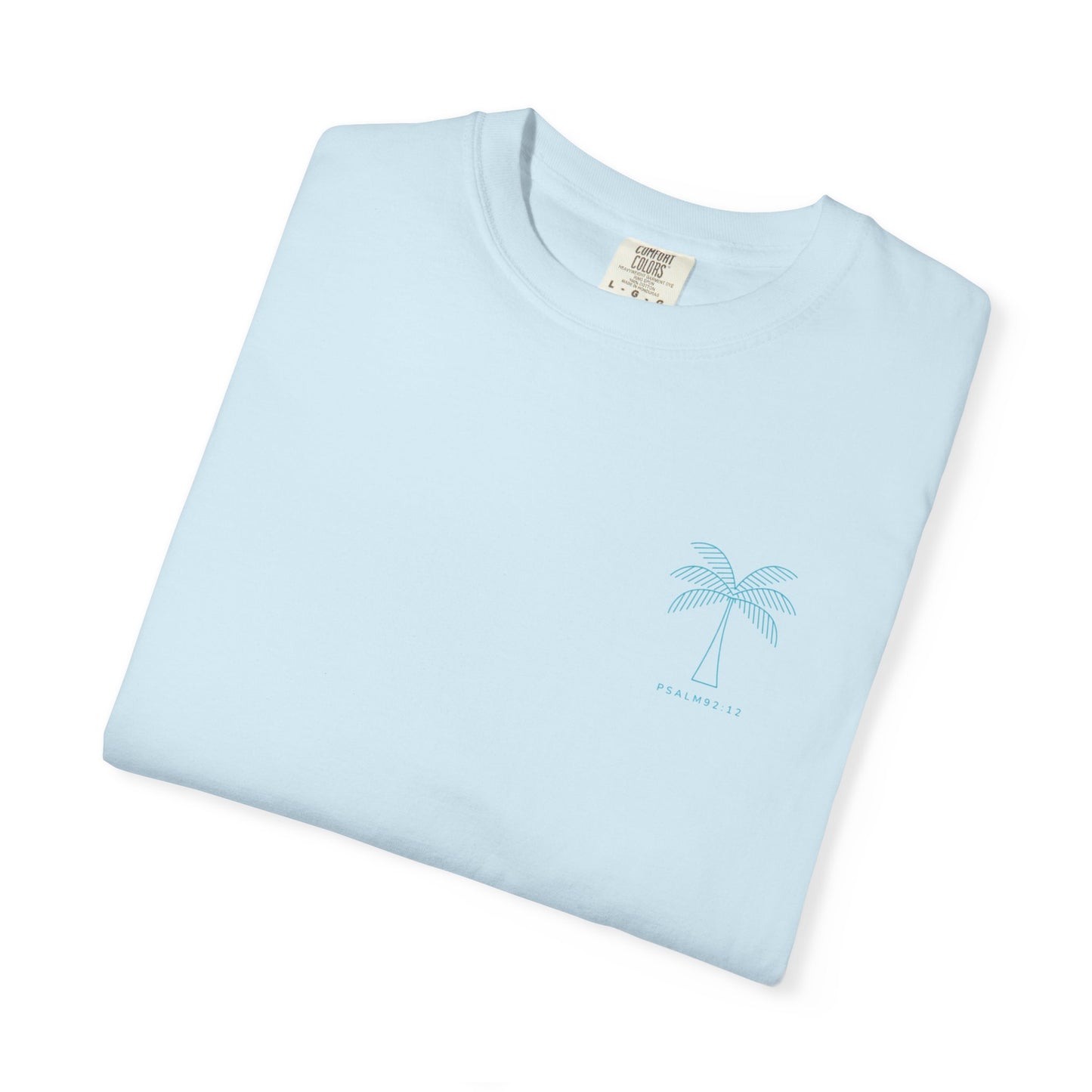 Beachy Palm Tree Unisex T-shirt, Bible Verse Aesthetic Tee, Summer Vacation Shirt, Christian Clothing, Inspirational Graphic Top