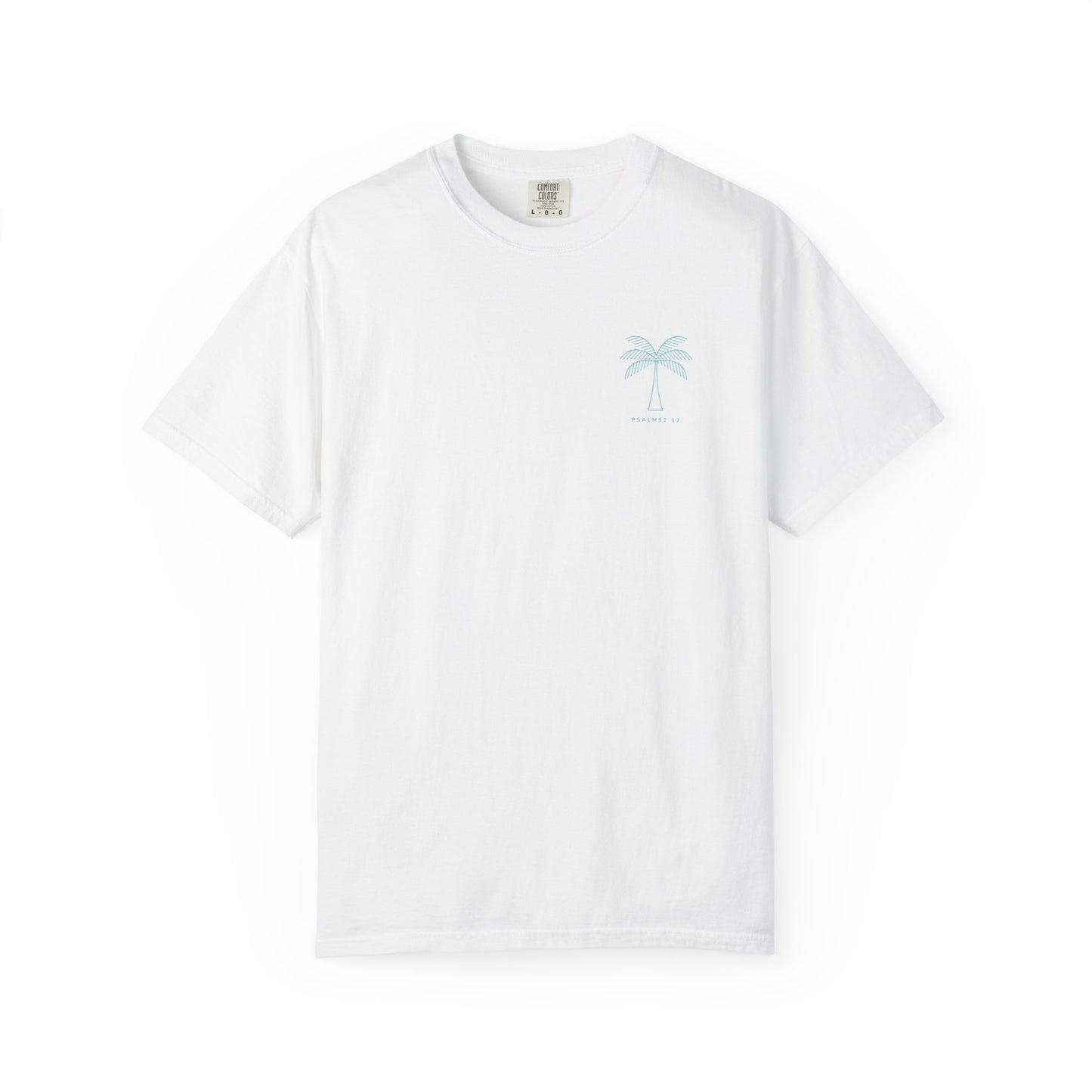 Beachy Palm Tree Unisex T-shirt, Bible Verse Aesthetic Tee, Summer Vacation Shirt, Christian Clothing, Inspirational Graphic Top
