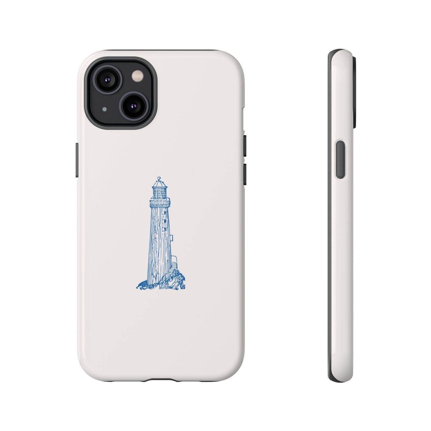 Coastal Lighthouse Phone Case - Tough iPhone & Samsung Cover, Beach Lover Gift, Nautical Decor, Unique Case for Ocean Enthusiasts