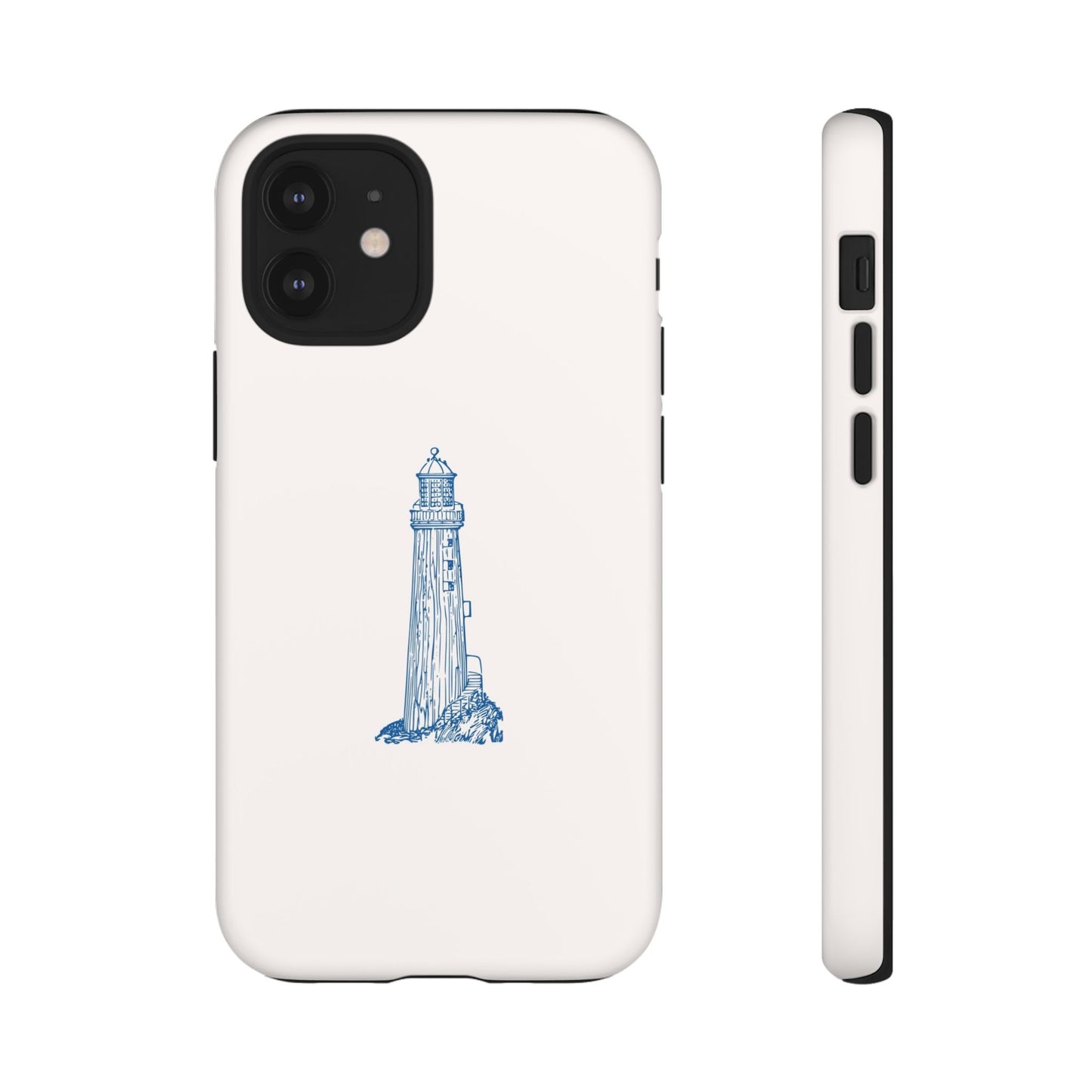 Coastal Lighthouse Phone Case - Tough iPhone & Samsung Cover, Beach Lover Gift, Nautical Decor, Unique Case for Ocean Enthusiasts