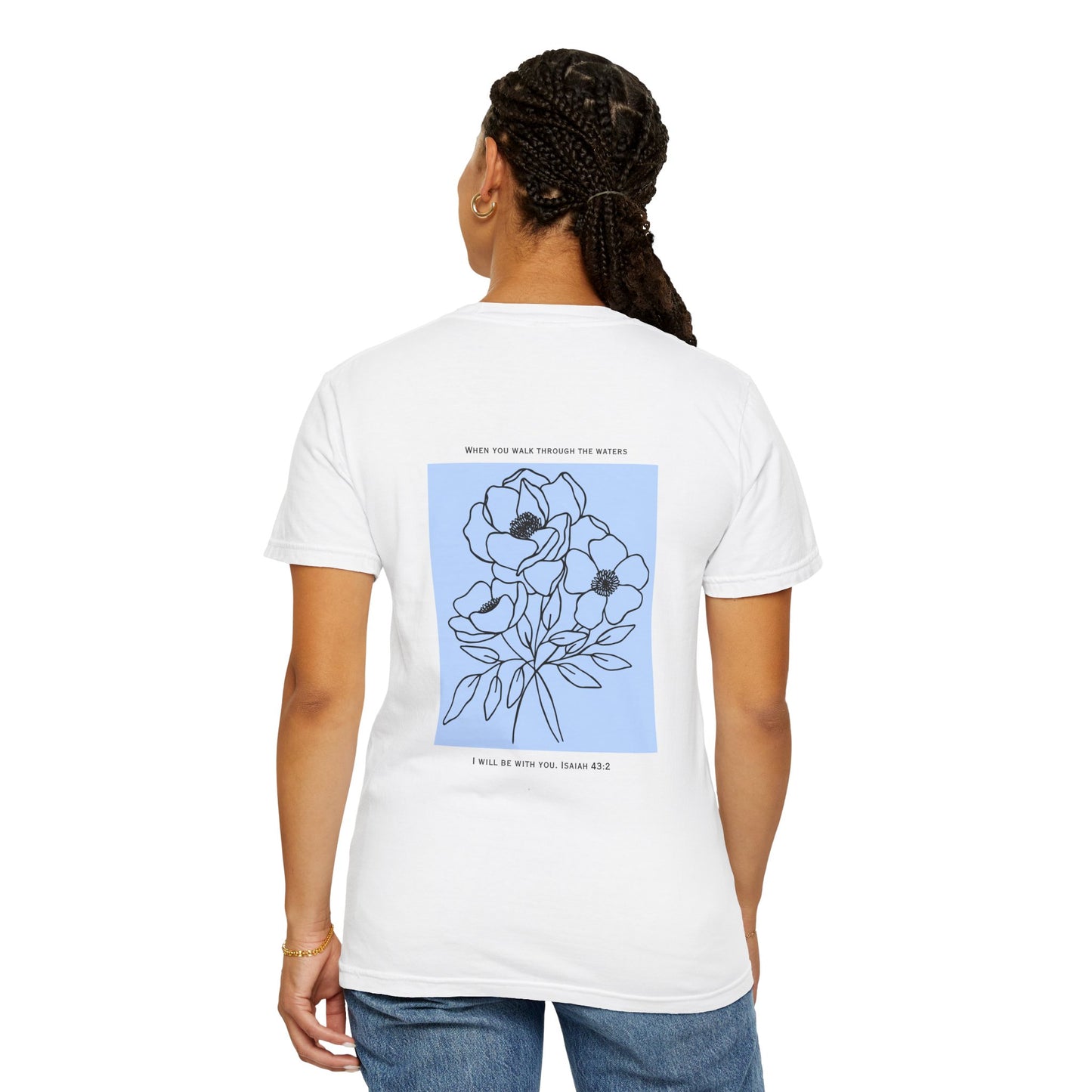 Isaiah 43:2 "I Will Be With You" Vintage T‑Shirt