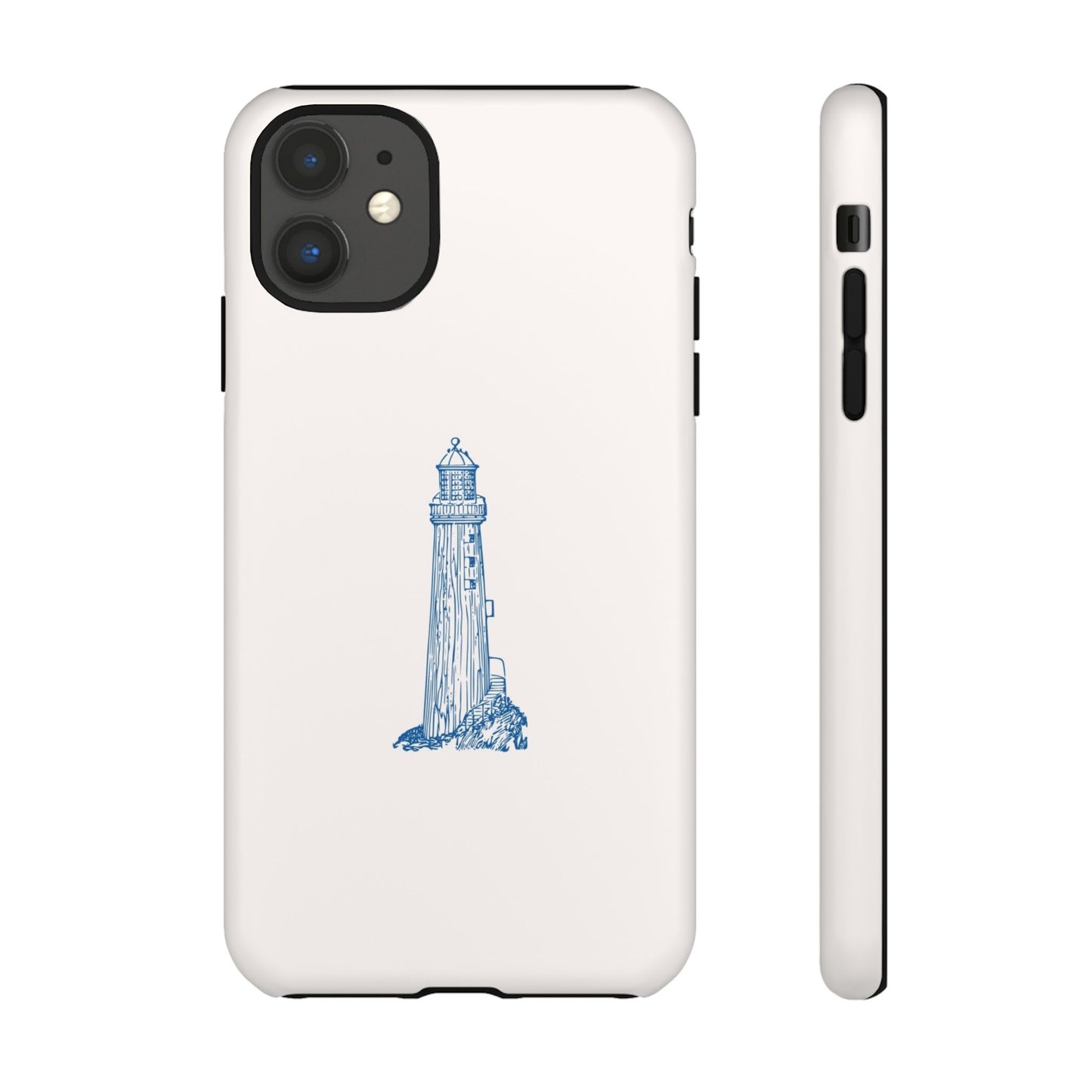 Coastal Lighthouse Phone Case - Tough iPhone & Samsung Cover, Beach Lover Gift, Nautical Decor, Unique Case for Ocean Enthusiasts