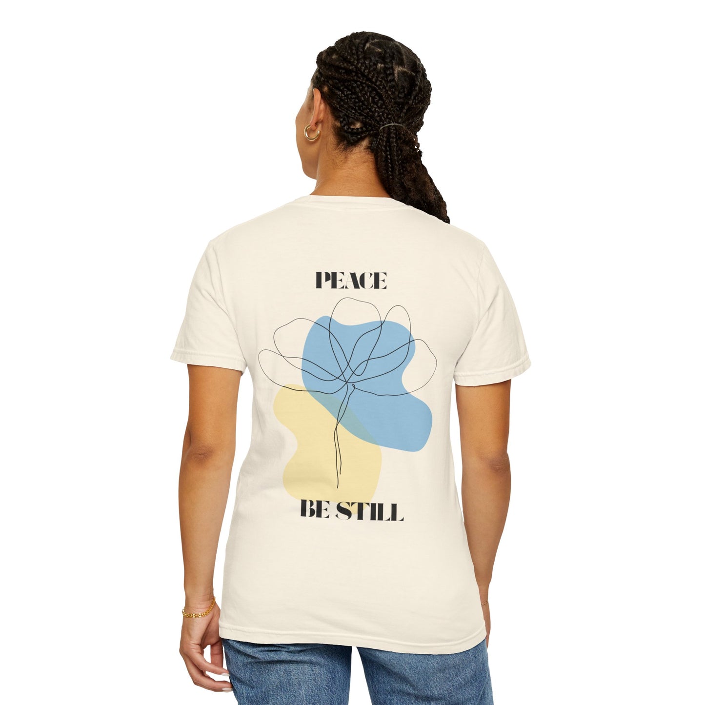 Flower Graphic Peace Be Still Unisex T-Shirt, Graphic Tee, Comfortable Tee, Floral Tee, Casual Unisex Shirt, Cool Tee for Men and Women