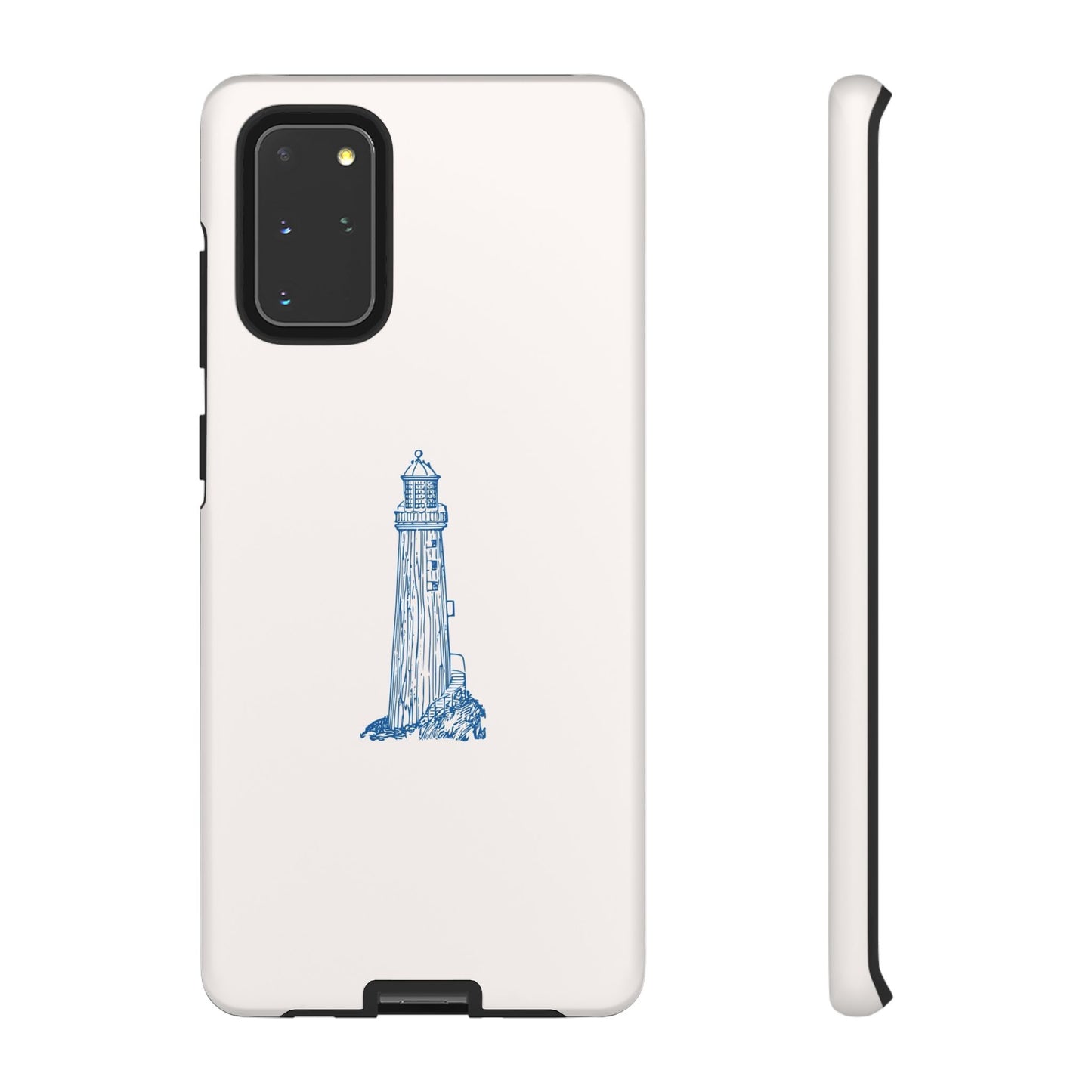 Coastal Lighthouse Phone Case - Tough iPhone & Samsung Cover, Beach Lover Gift, Nautical Decor, Unique Case for Ocean Enthusiasts