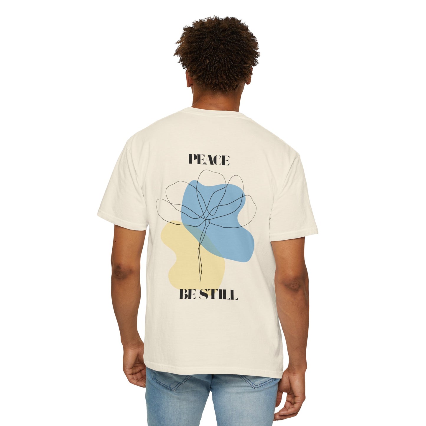 Flower Graphic Peace Be Still Unisex T-Shirt, Graphic Tee, Comfortable Tee, Floral Tee, Casual Unisex Shirt, Cool Tee for Men and Women