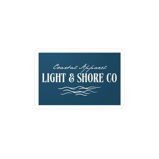 Light & Shore Co, Kiss-Cut Vinyl Decals for Home and Office Decor, Stickers for Car, Laptop, Water Bottle, Gifts, Custom Designs