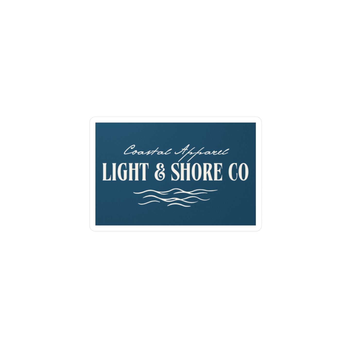Light & Shore Co, Kiss-Cut Vinyl Decals for Home and Office Decor, Stickers for Car, Laptop, Water Bottle, Gifts, Custom Designs