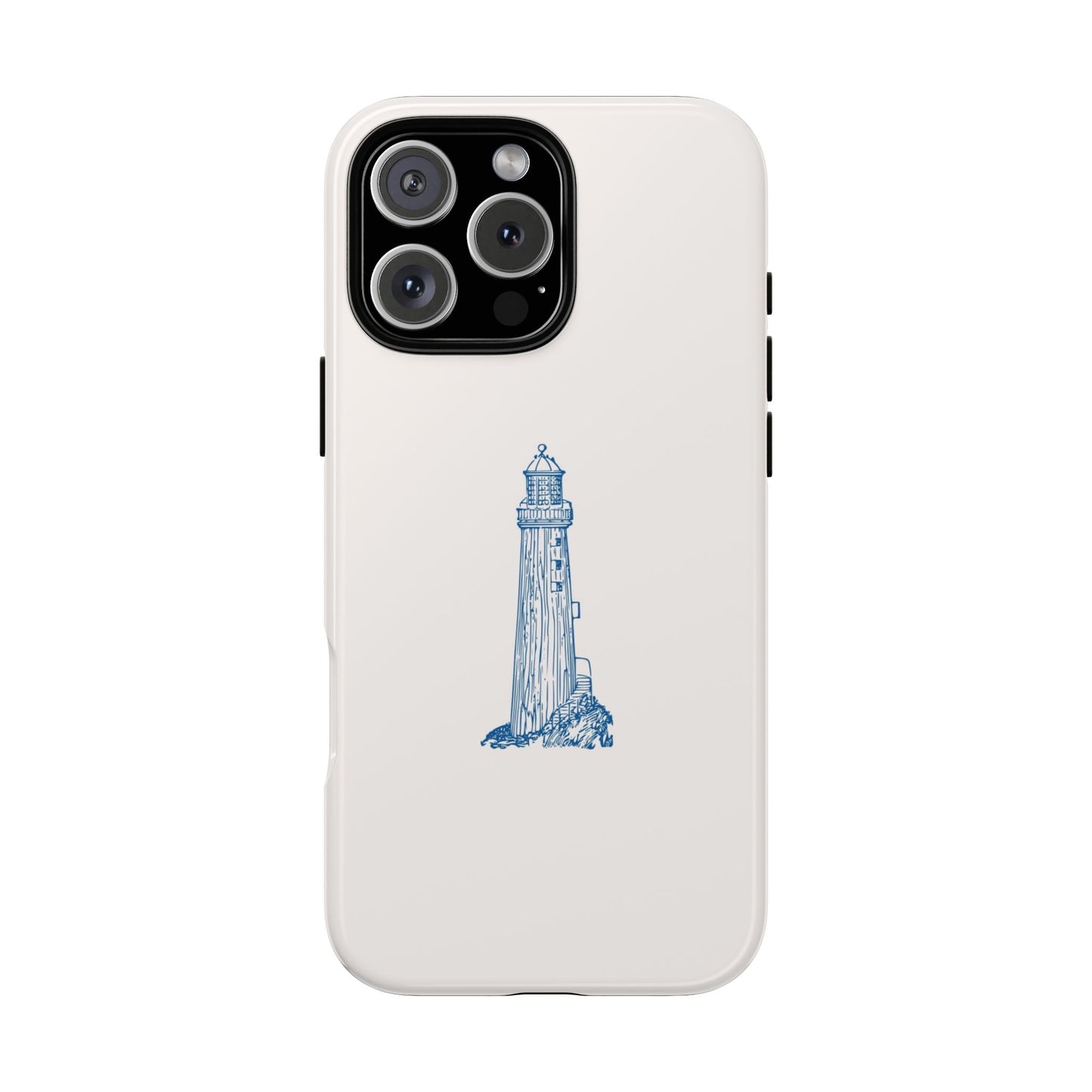 Coastal Lighthouse Phone Case - Tough iPhone & Samsung Cover, Beach Lover Gift, Nautical Decor, Unique Case for Ocean Enthusiasts