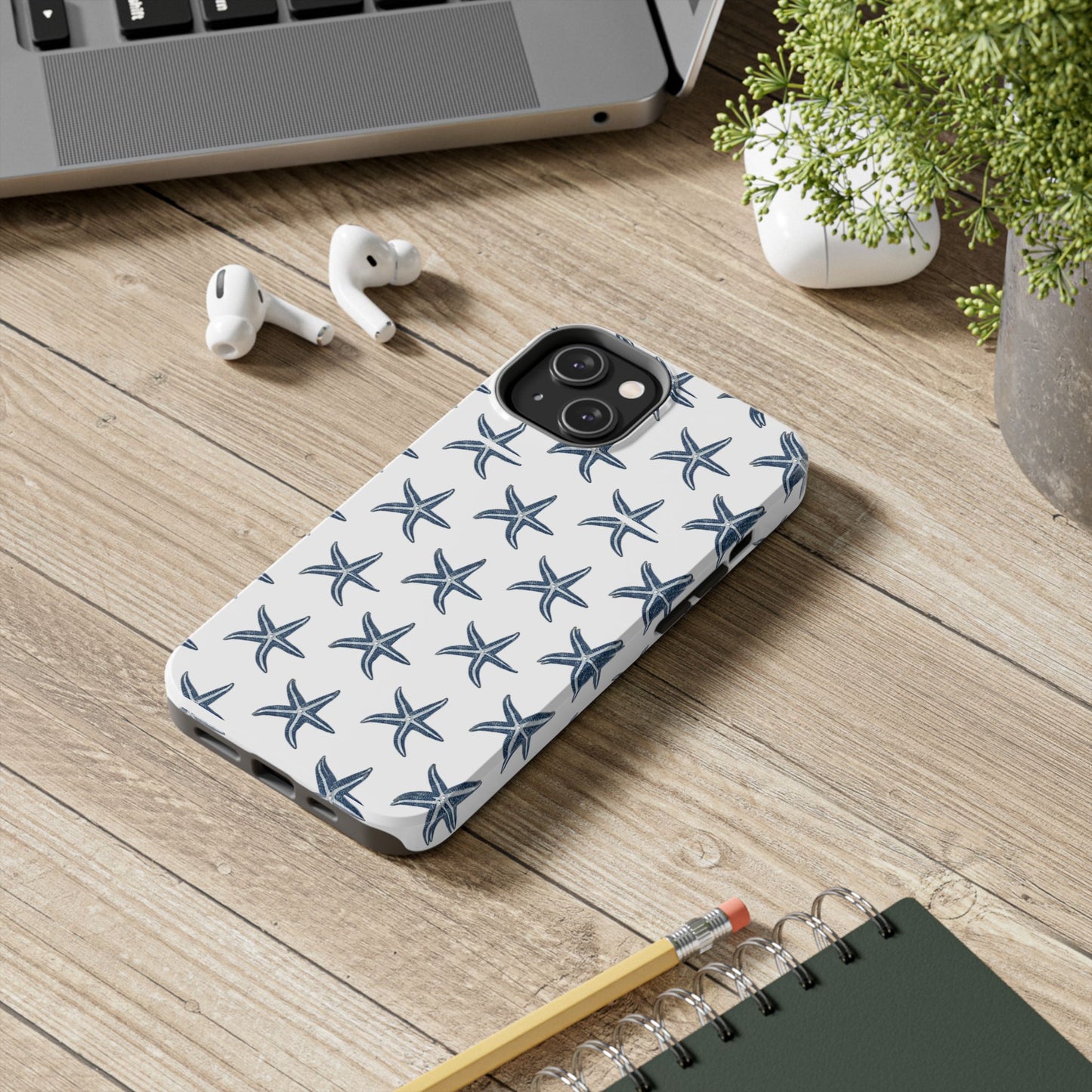 Seastar Tough Phone Case, Protective Phone Cover, Stylish Phone Case, Ocean Themed Phone Case, Cute Phone Case