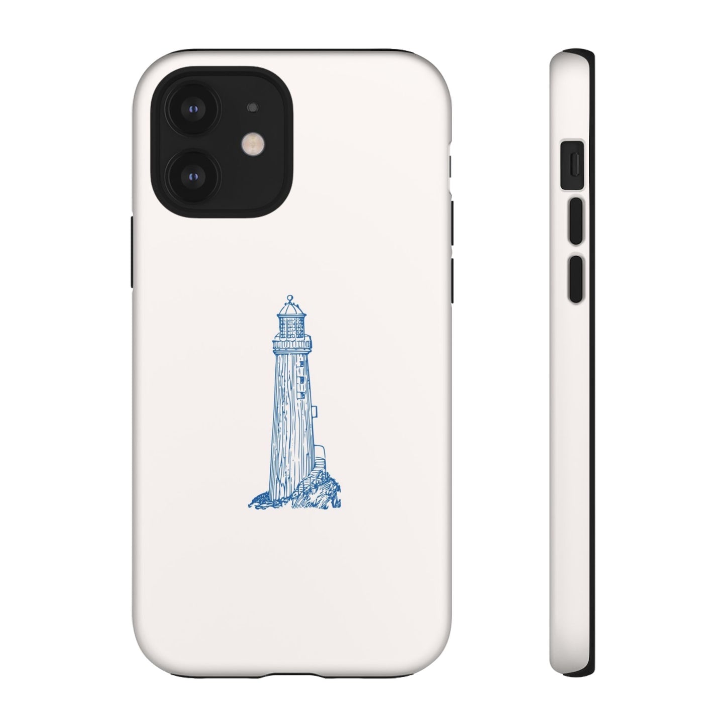 Coastal Lighthouse Phone Case - Tough iPhone & Samsung Cover, Beach Lover Gift, Nautical Decor, Unique Case for Ocean Enthusiasts