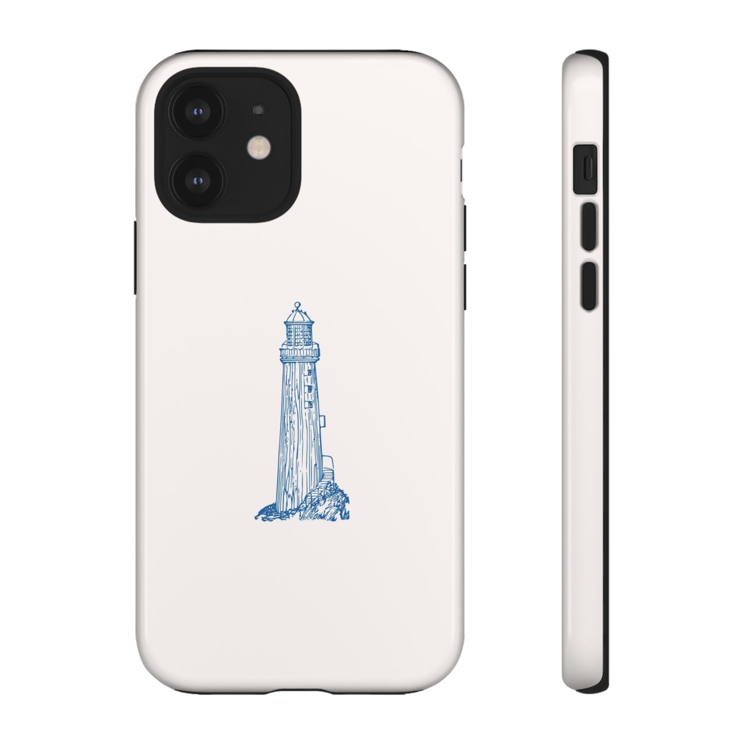 Coastal Lighthouse Phone Case - Tough iPhone & Samsung Cover, Beach Lover Gift, Nautical Decor, Unique Case for Ocean Enthusiasts