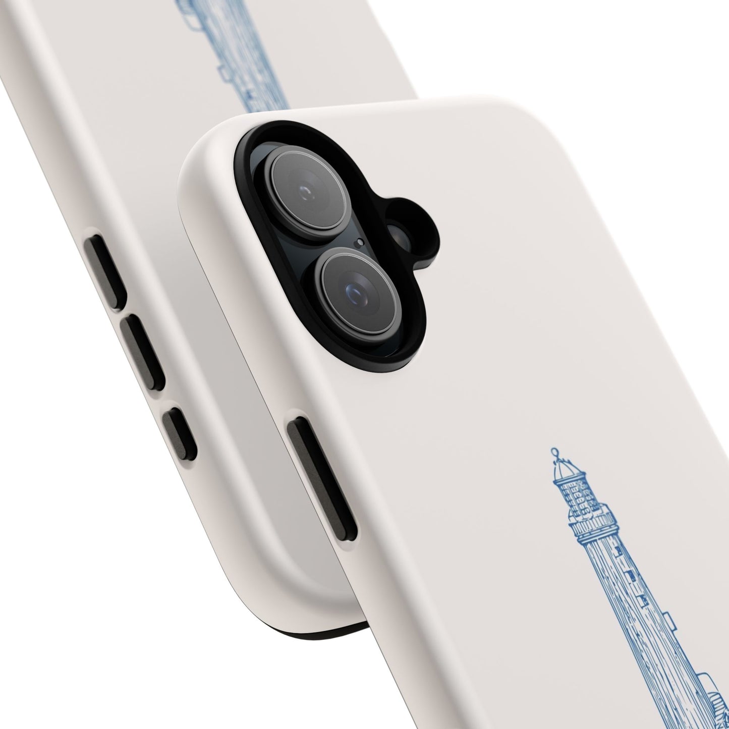 Coastal Lighthouse Phone Case - Tough iPhone & Samsung Cover, Beach Lover Gift, Nautical Decor, Unique Case for Ocean Enthusiasts