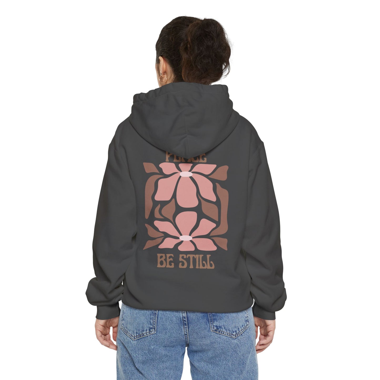 Peace Be Still Christian Hoodie | Faith Prayer Scripture Design