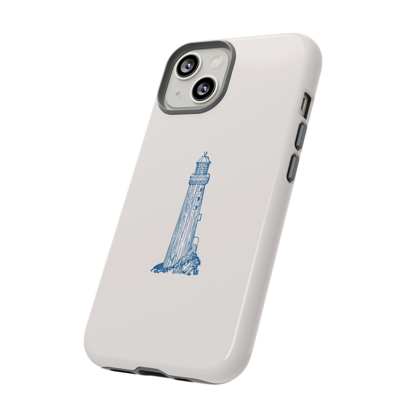 Coastal Lighthouse Phone Case - Tough iPhone & Samsung Cover, Beach Lover Gift, Nautical Decor, Unique Case for Ocean Enthusiasts