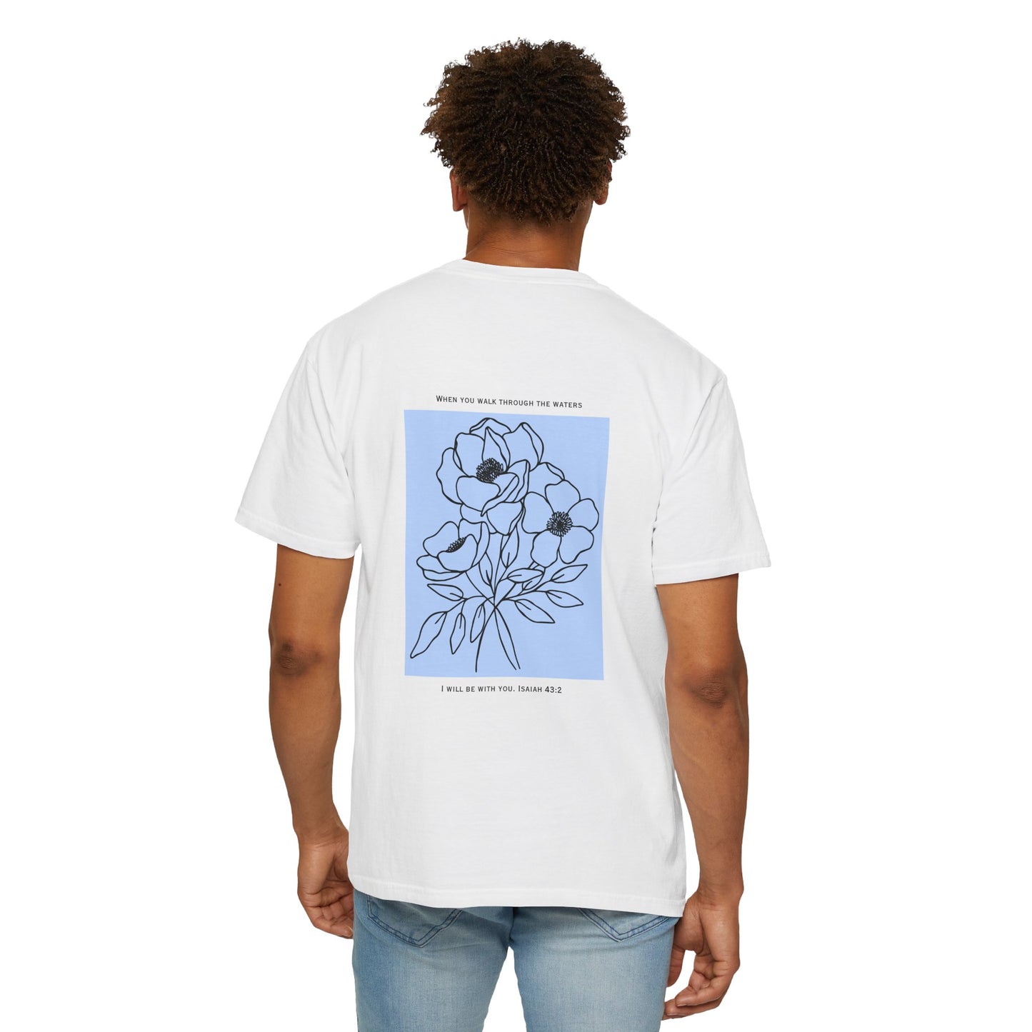 Isaiah 43:2 "I Will Be With You" Vintage T‑Shirt
