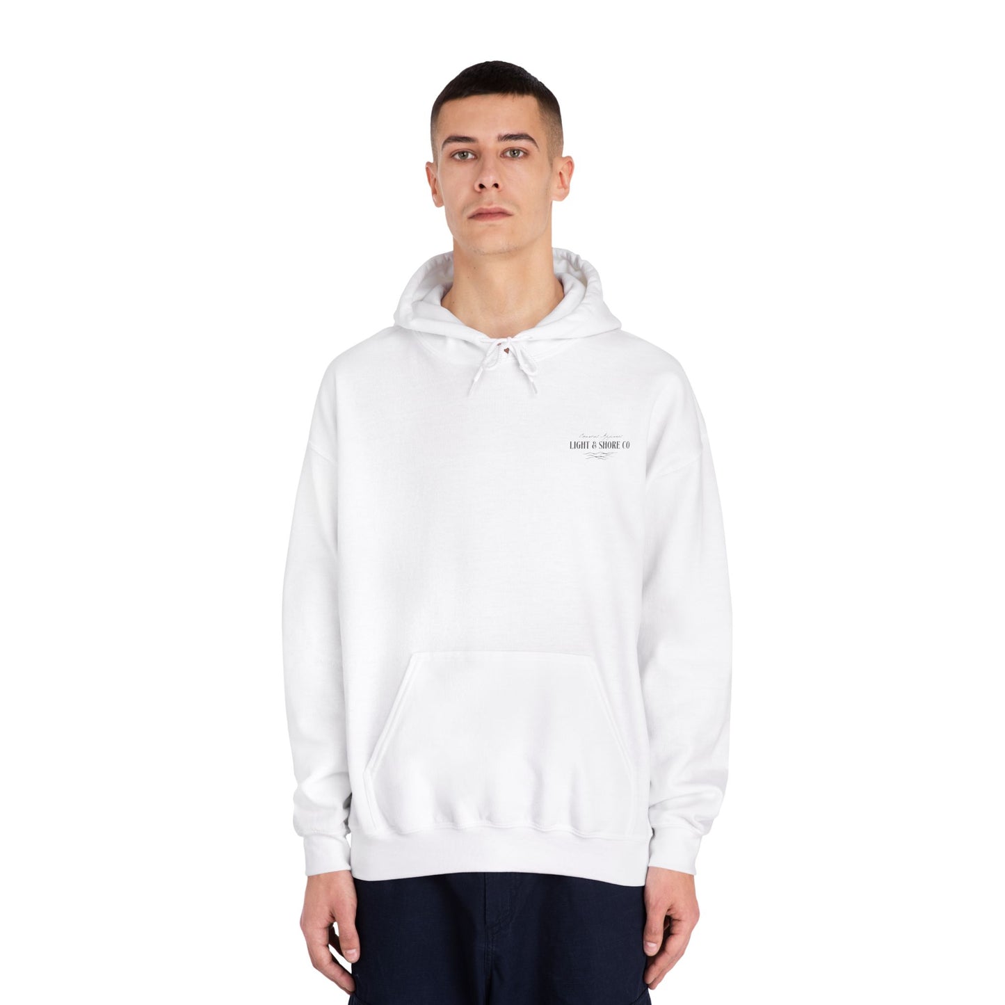 Saved by Grace Hoodie - Minimal Christian Cross Sweatshirt