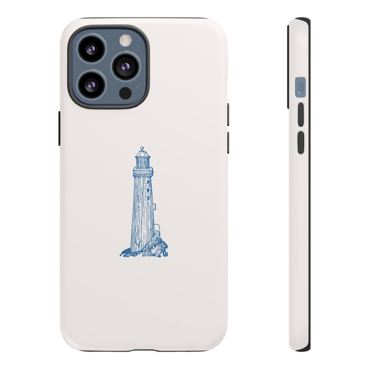 Coastal Lighthouse Phone Case - Tough iPhone & Samsung Cover, Beach Lover Gift, Nautical Decor, Unique Case for Ocean Enthusiasts